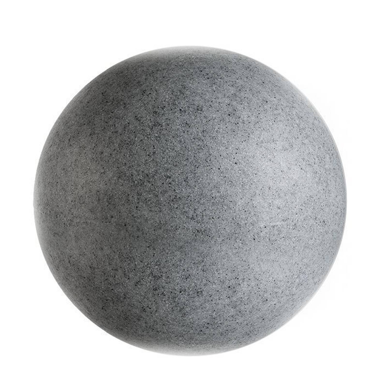 Lampe sphérique avec piquet granite Ø 25cm