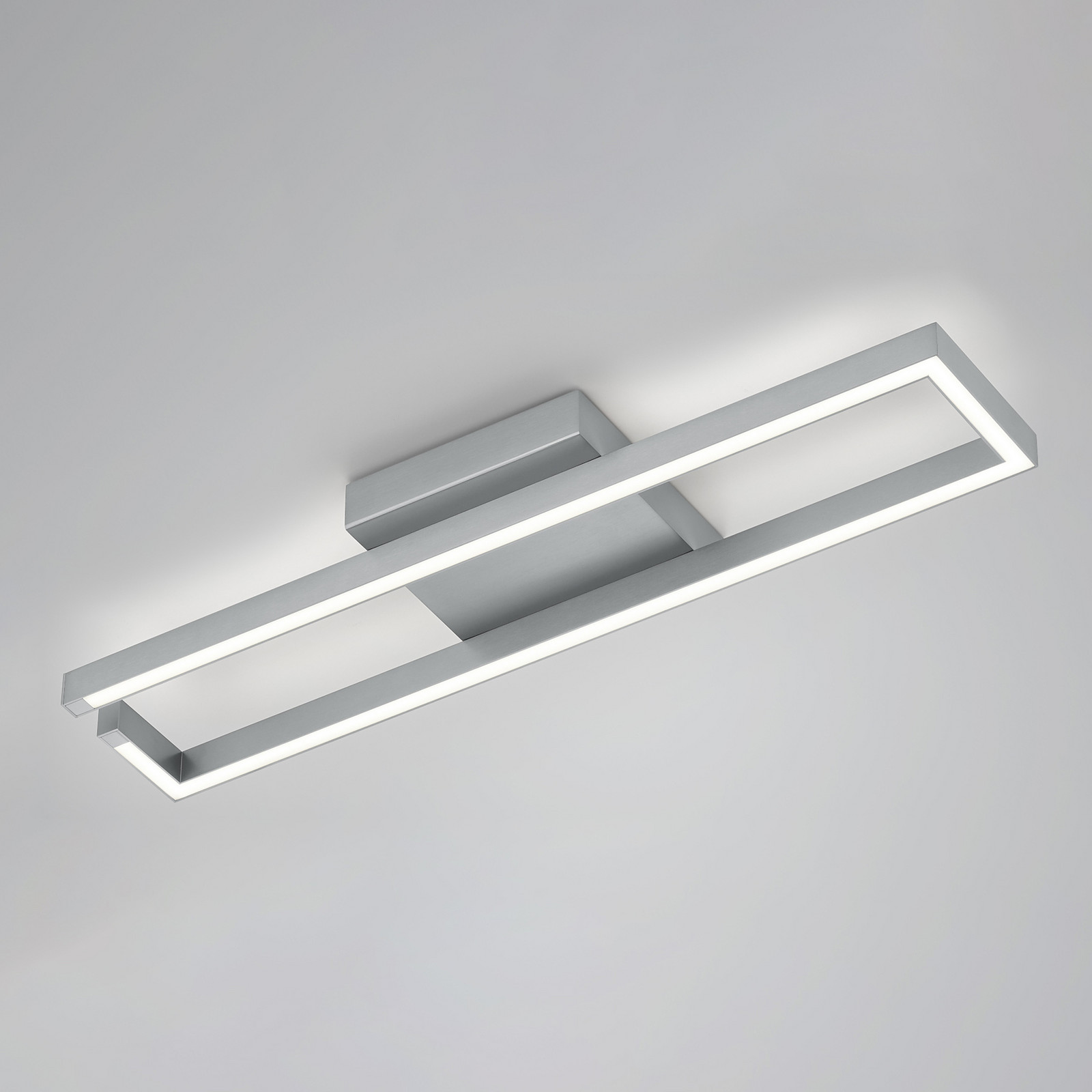 Plafonieră Yoko LED sus/jos 70x135 cm nichel