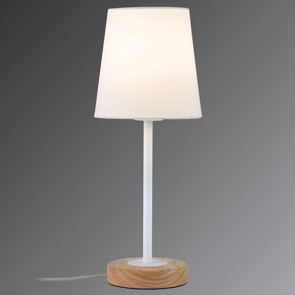 Paulmann Stellan Bordslampa Vit/Trä, vit från Paulmann