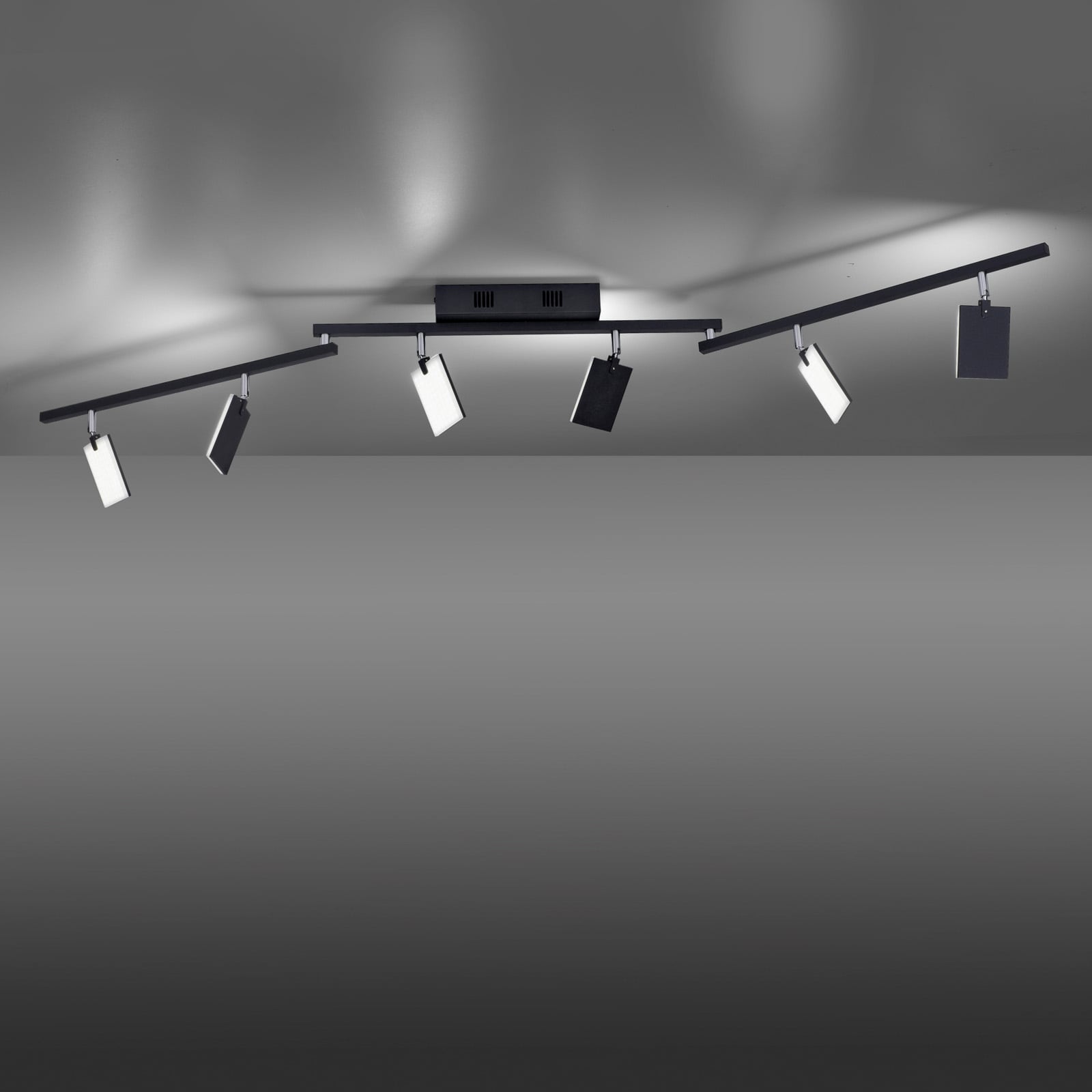 Mira Deckenlampe, black pearl, 6-flammig, Remote, CCT - PURE Mira Deckenlampe, black pearl, 6-flammig, Remote, CCT - PURE