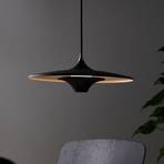 LOOM DESIGN Lampă suspendată cu LED Moja, Ø 35 cm, negru