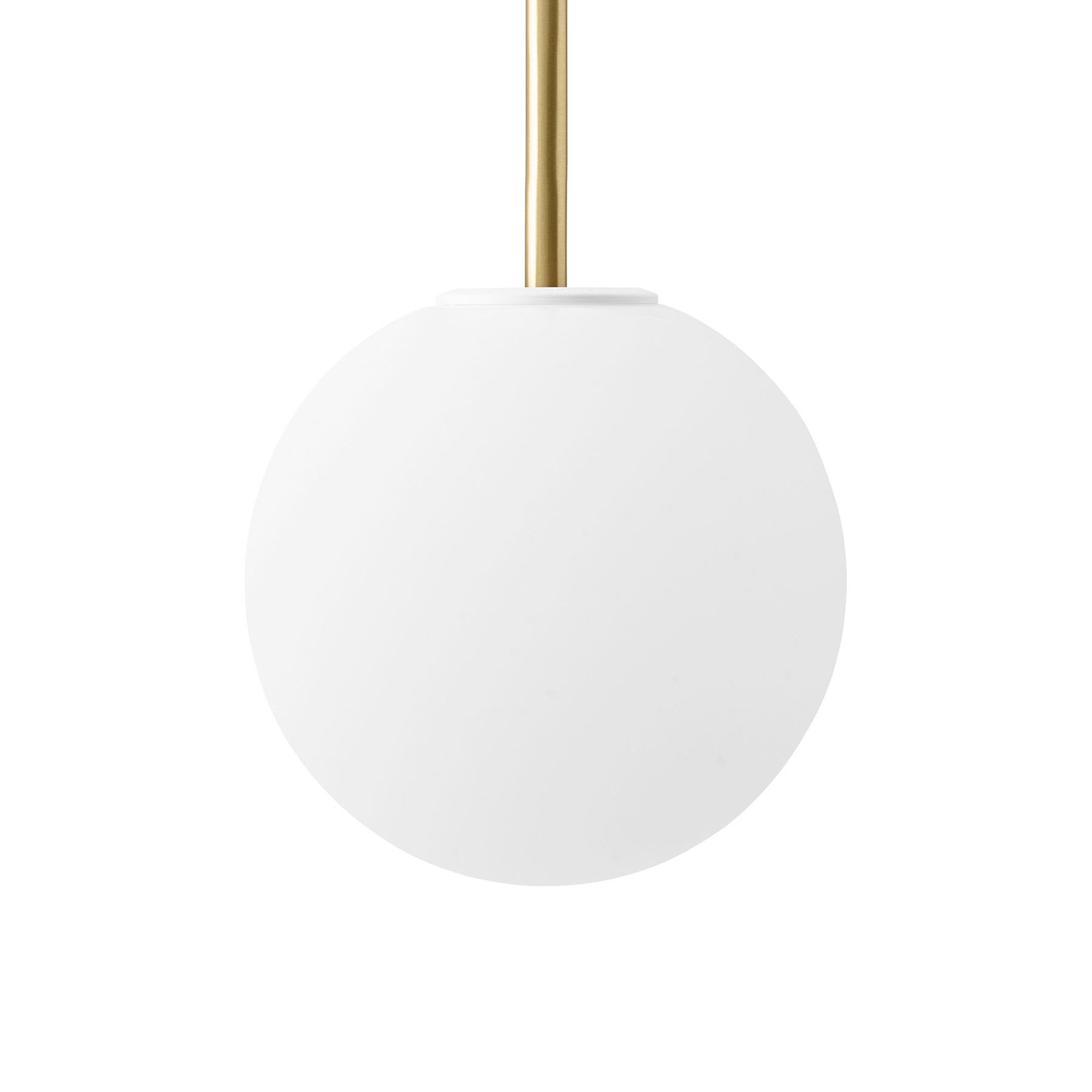 Menu TR Bulb DTW LED-pendel 1 lk messing/opal mat - indendørsbelysning Stue - spisebordslampe