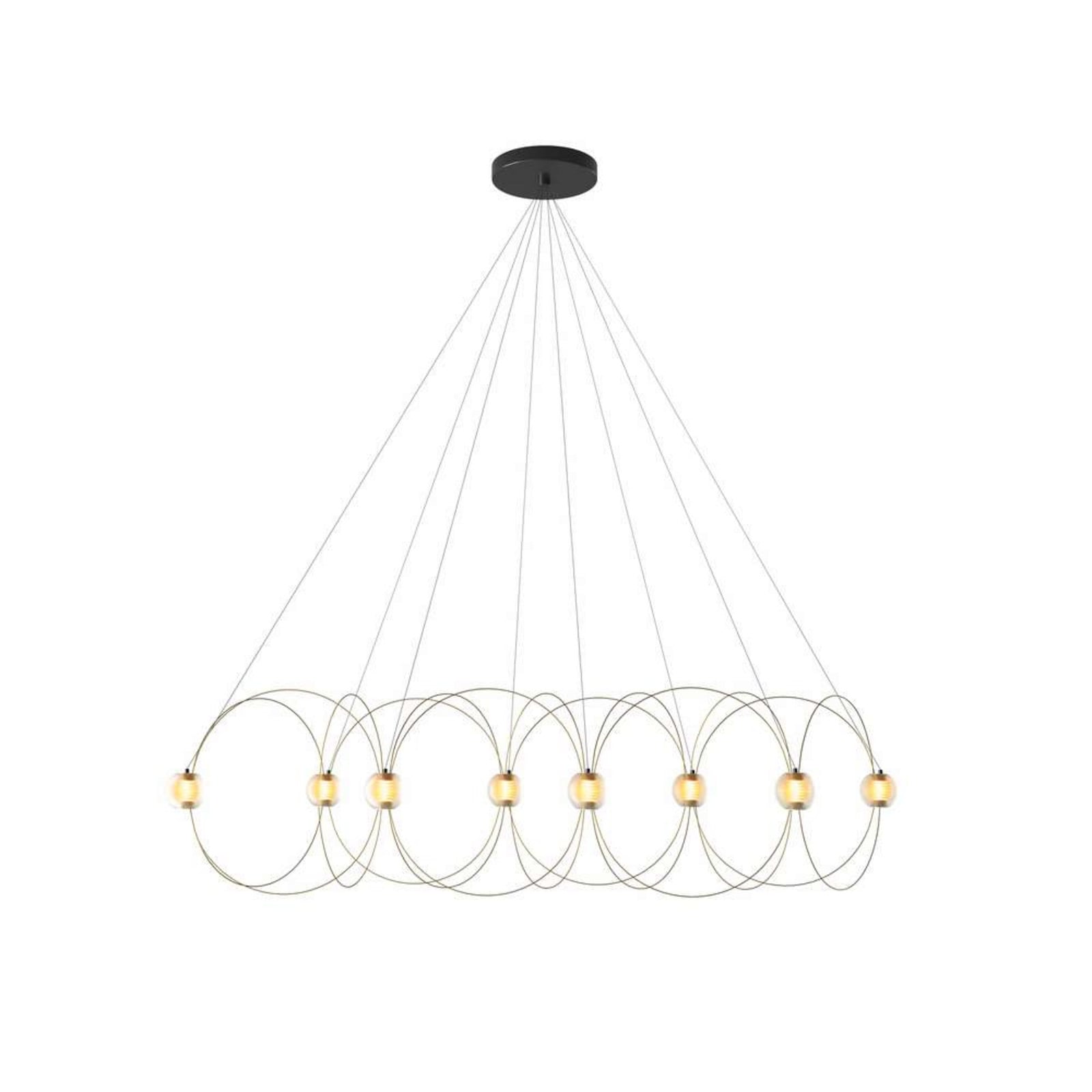 Munari 8 Pendelleuchte Gold DCW - Wohnzimmer - Metall