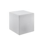 Venkovní světlo Bottona cube E27 bílá, 30 x 30 cm
