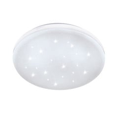 Plafoniera LED Frania-S effetto cristallo Ø33 cm