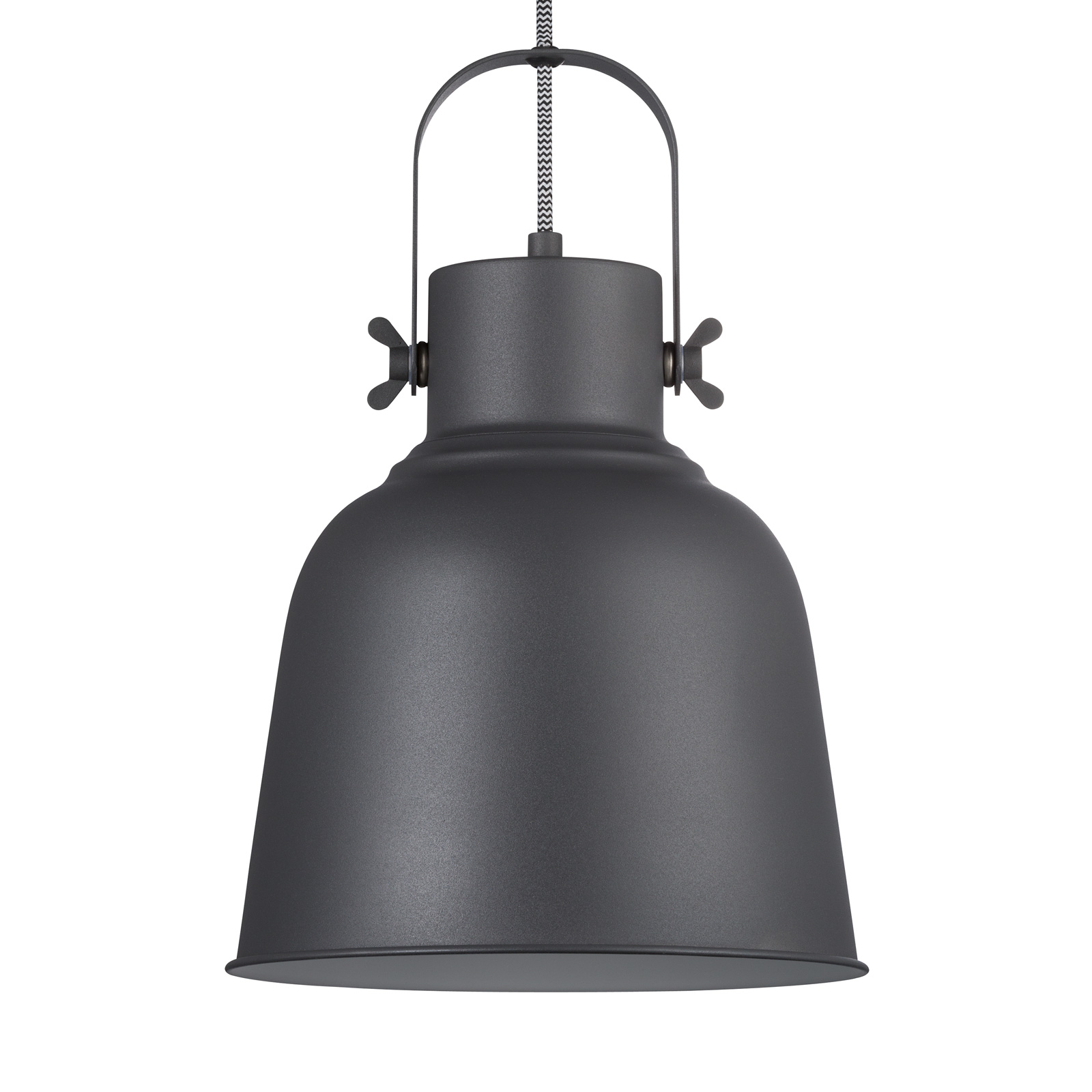Adrian pendant light with metal shade