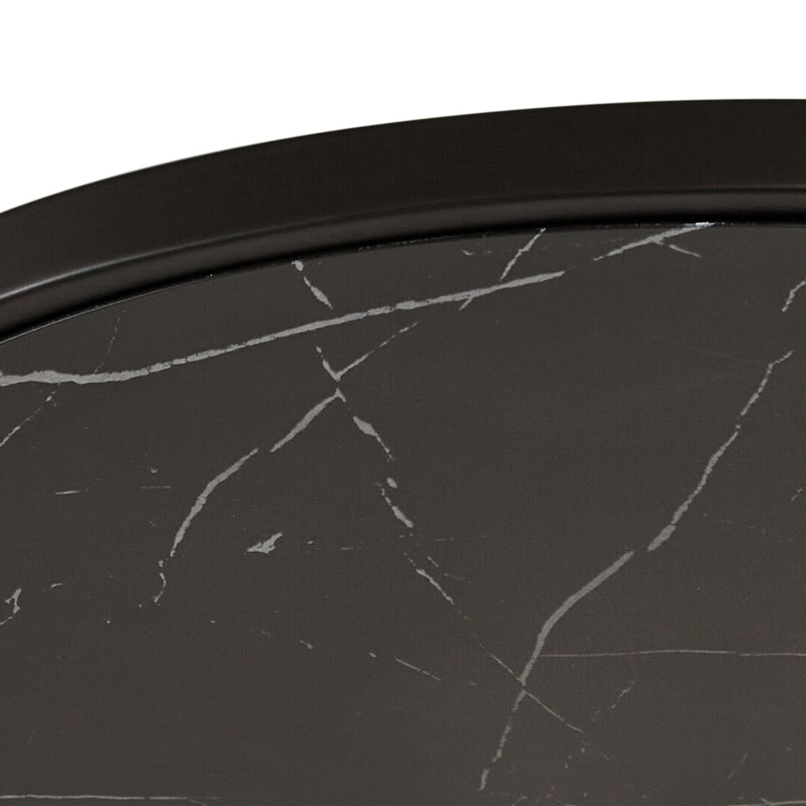 Stropní svítidlo Orven LED, černé/mramorové, Ø 50 cm - Lucande Stropní svítidlo Orven LED, černé/mramorové, Ø 50 cm - Lucande