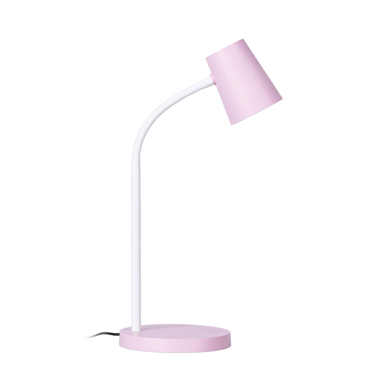 Lampada LED da tavolo Luis con dimmer 3 step, rosa
