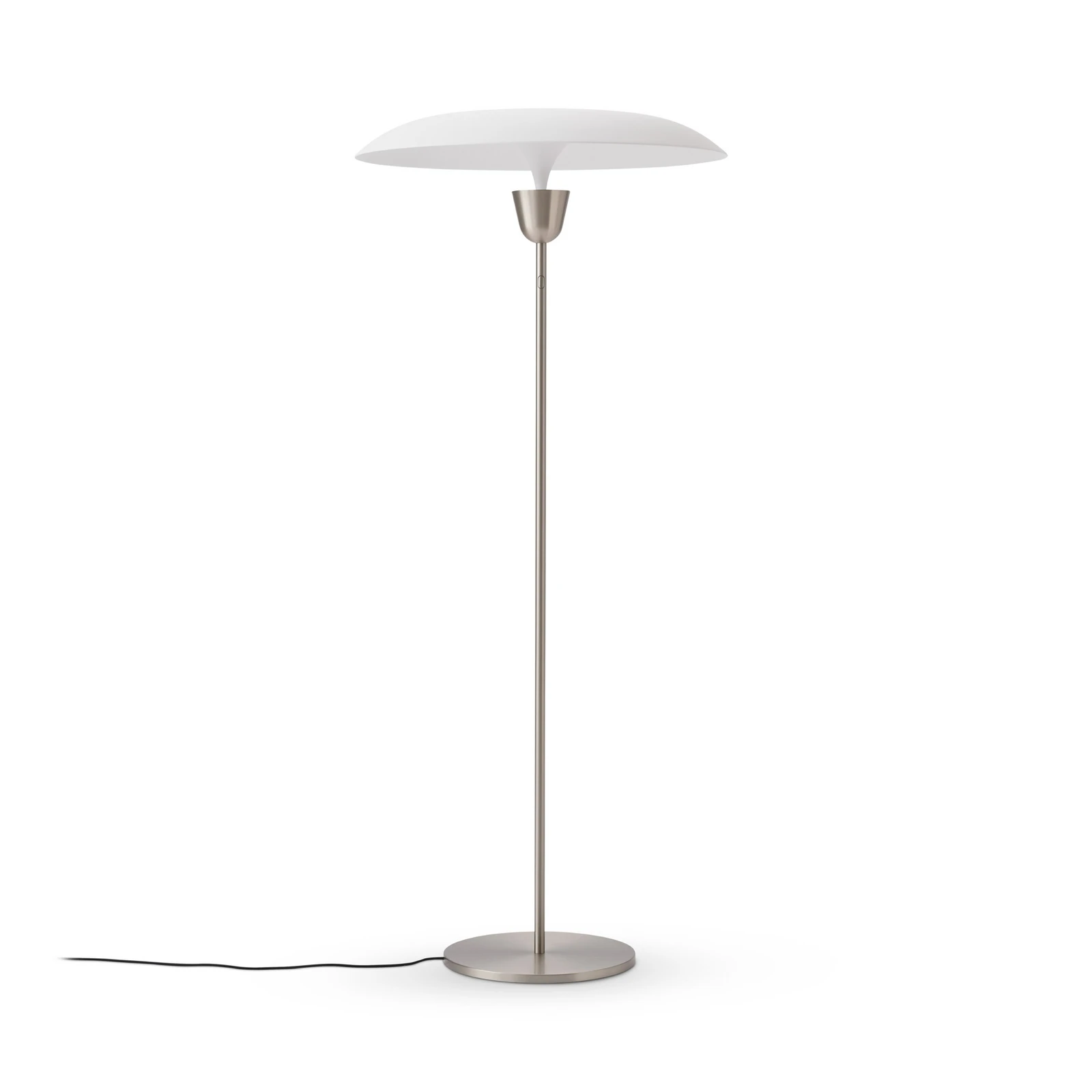 NEW WORKS LED-Stehleuchte Kantarell, nickel, dimmbar, 127cm