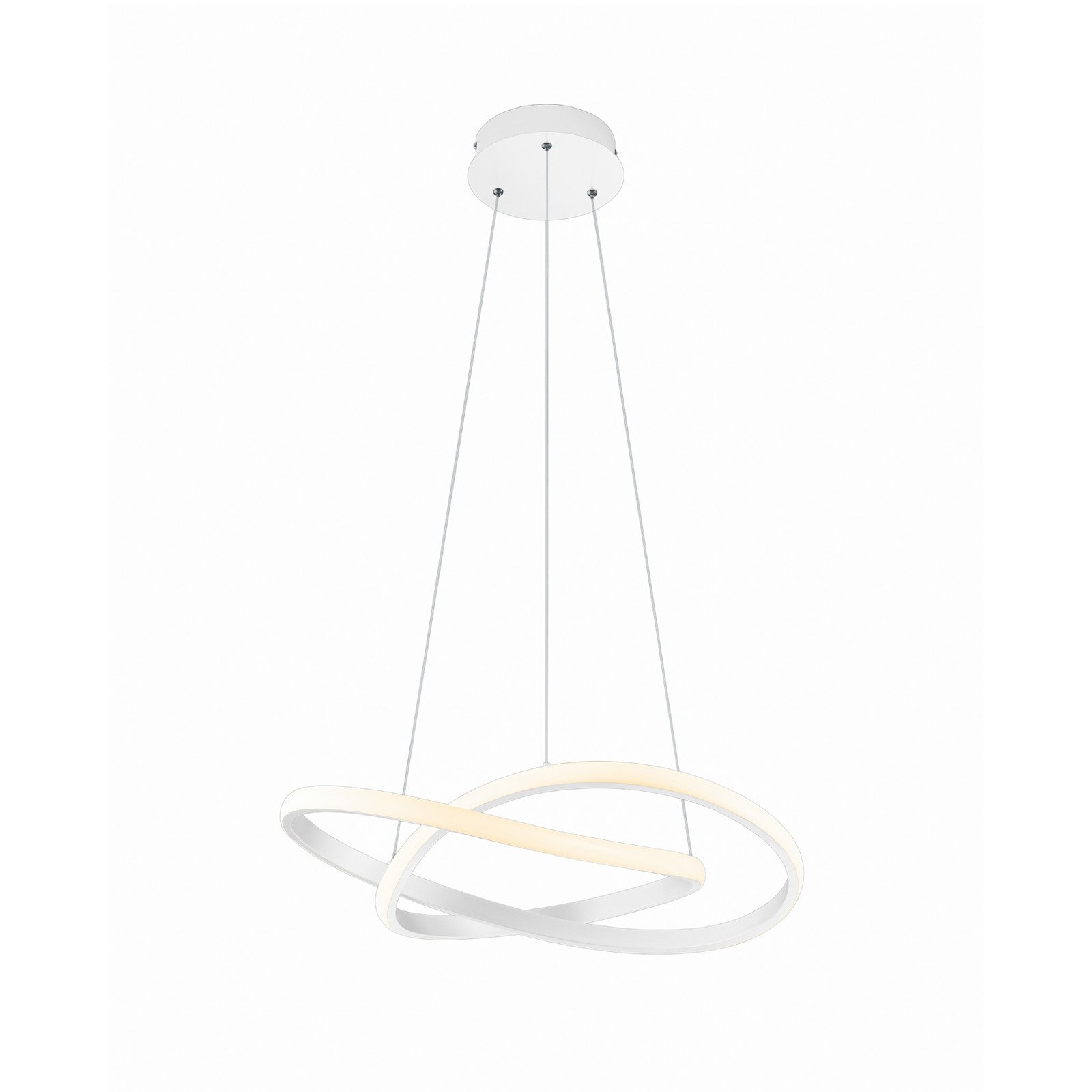 Lampă suspendată cu LED Course alb mat 4.000 K Ø 60 cm metal
