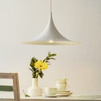 GUBI Semi pendant light, Ø 47 cm, white