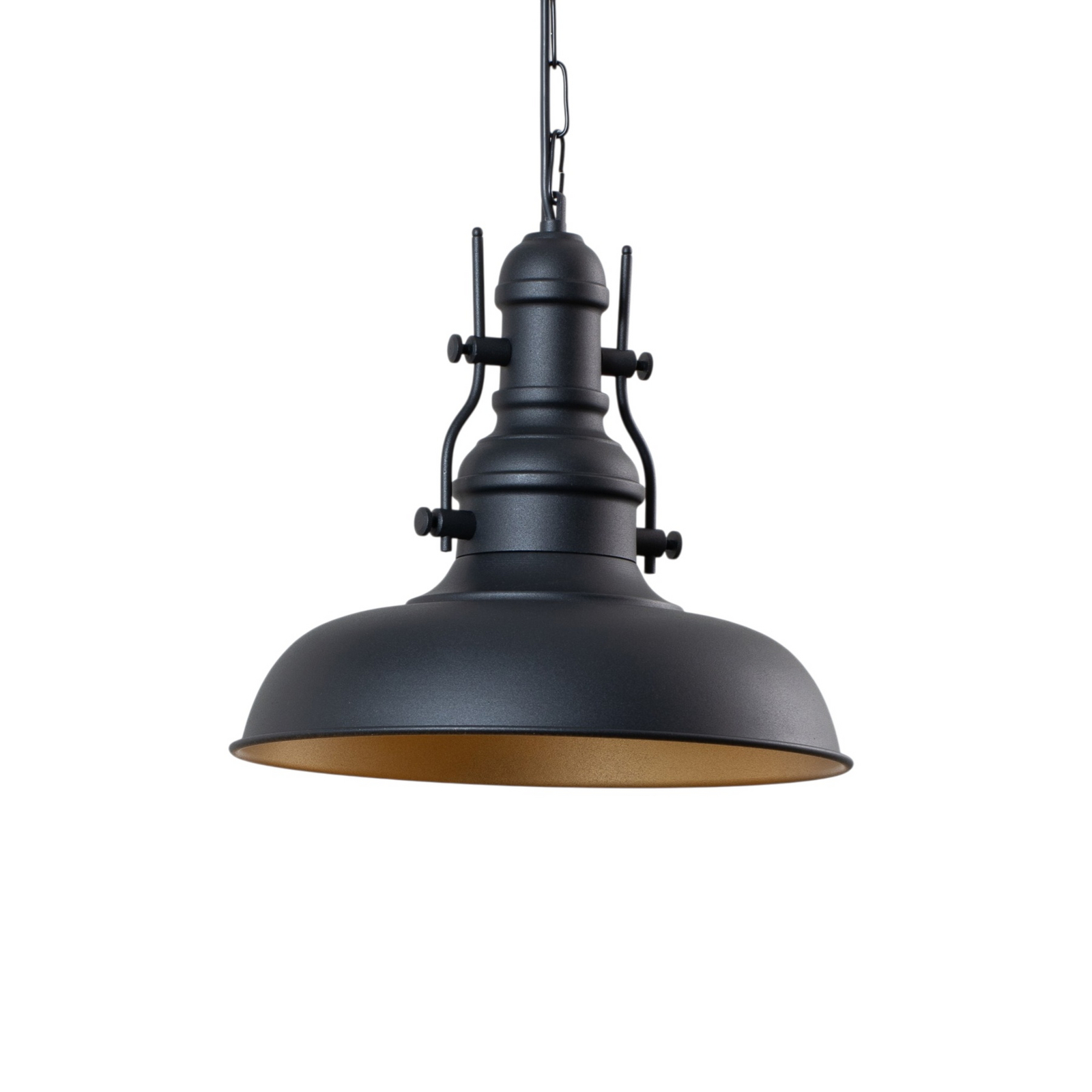 Hängeleuchte Nota, schwarz, Ø 31 cm, Metall, E27