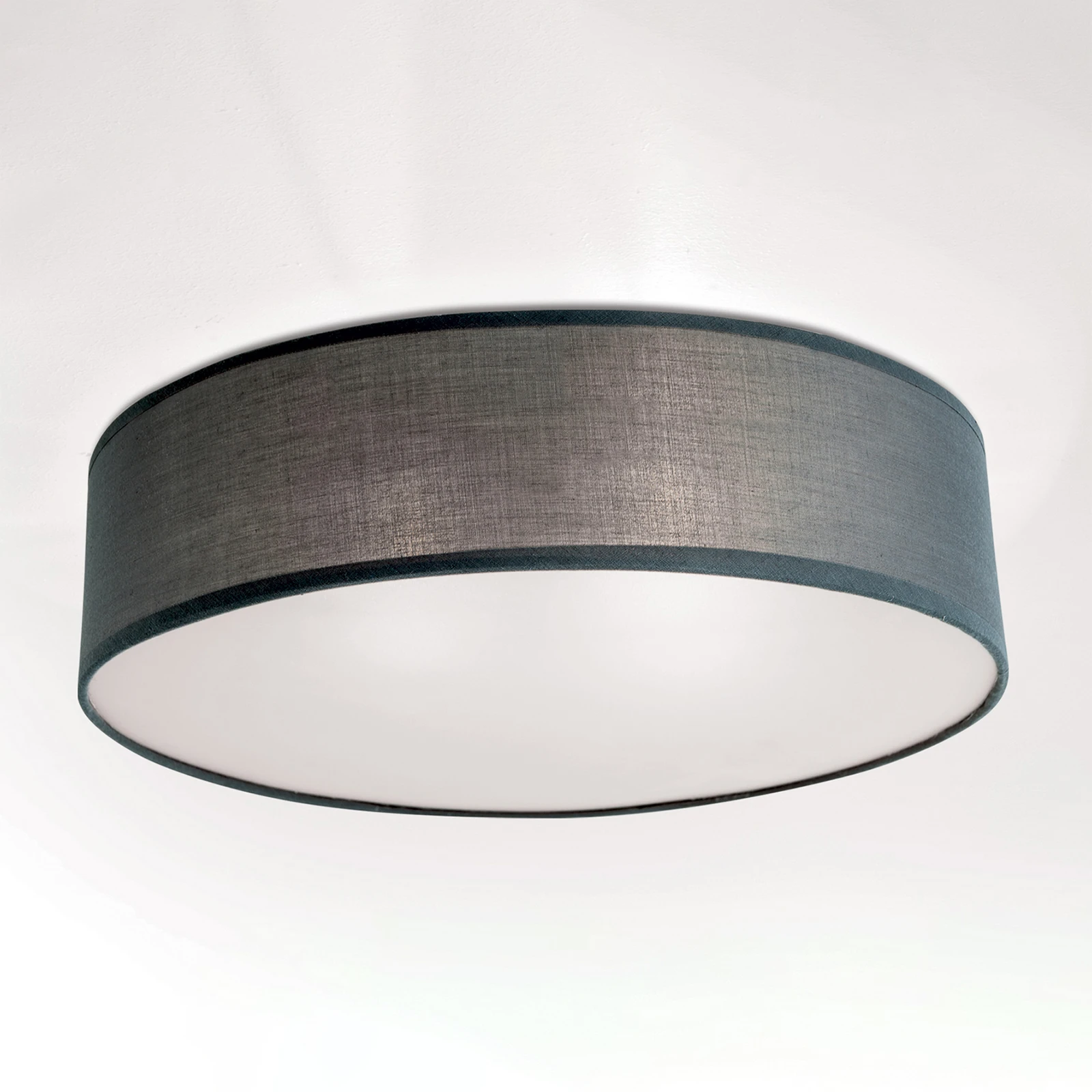 Seda fabric ceiling light, grey