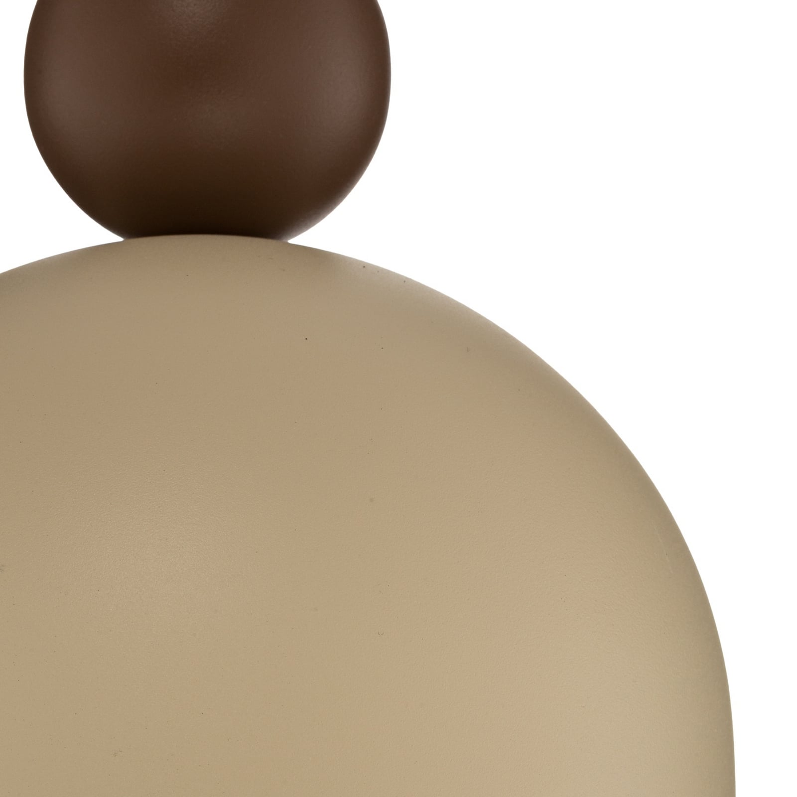 Lampada a sospensione Timon, color taupe/beige, lunghezza 60 cm, metallo, a 3