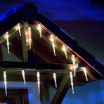 LED Eiszapfen Lichtvorhang mit 32 Zapfen