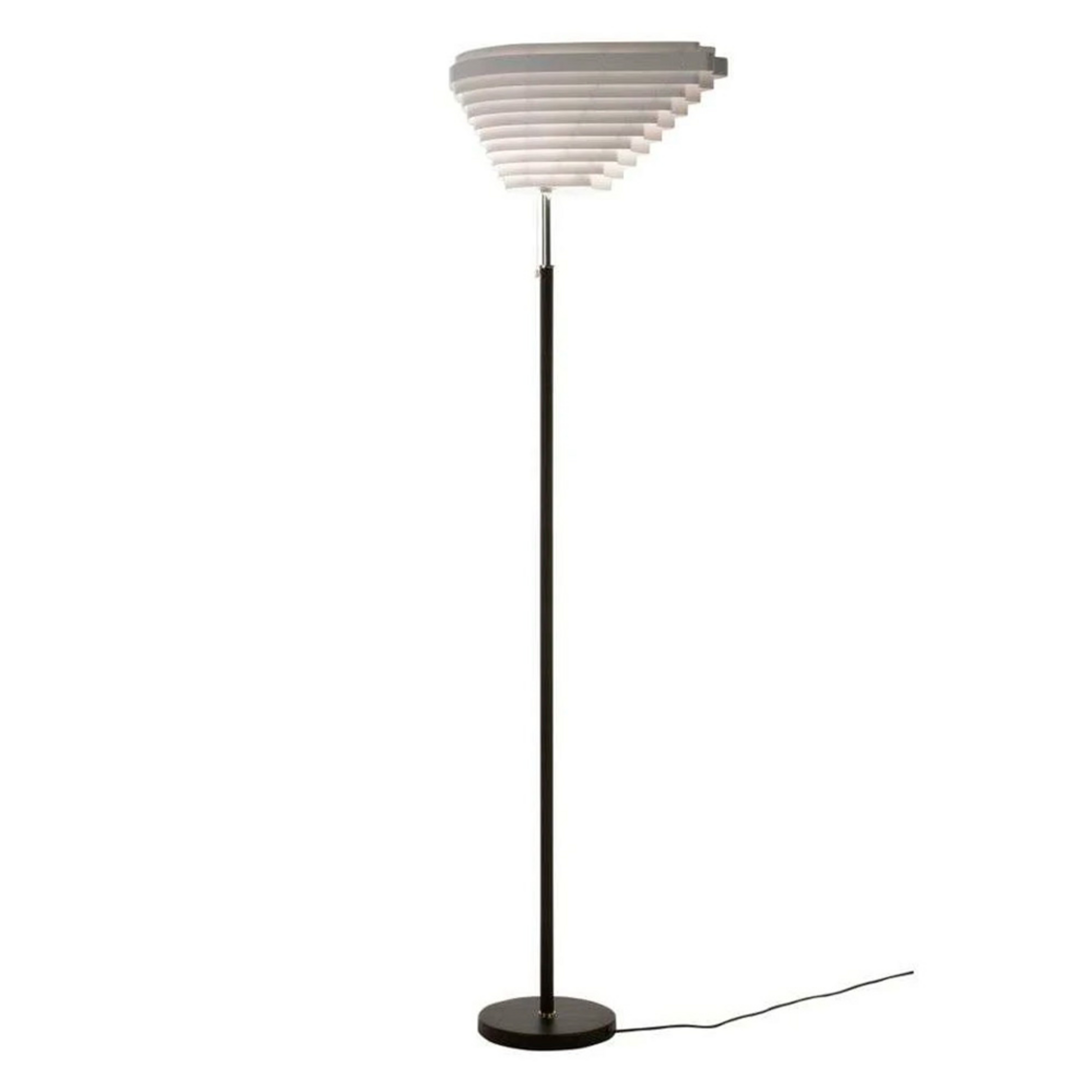 A805 Angel Wing Lampadaire Nickel-Plated Brass - Artek