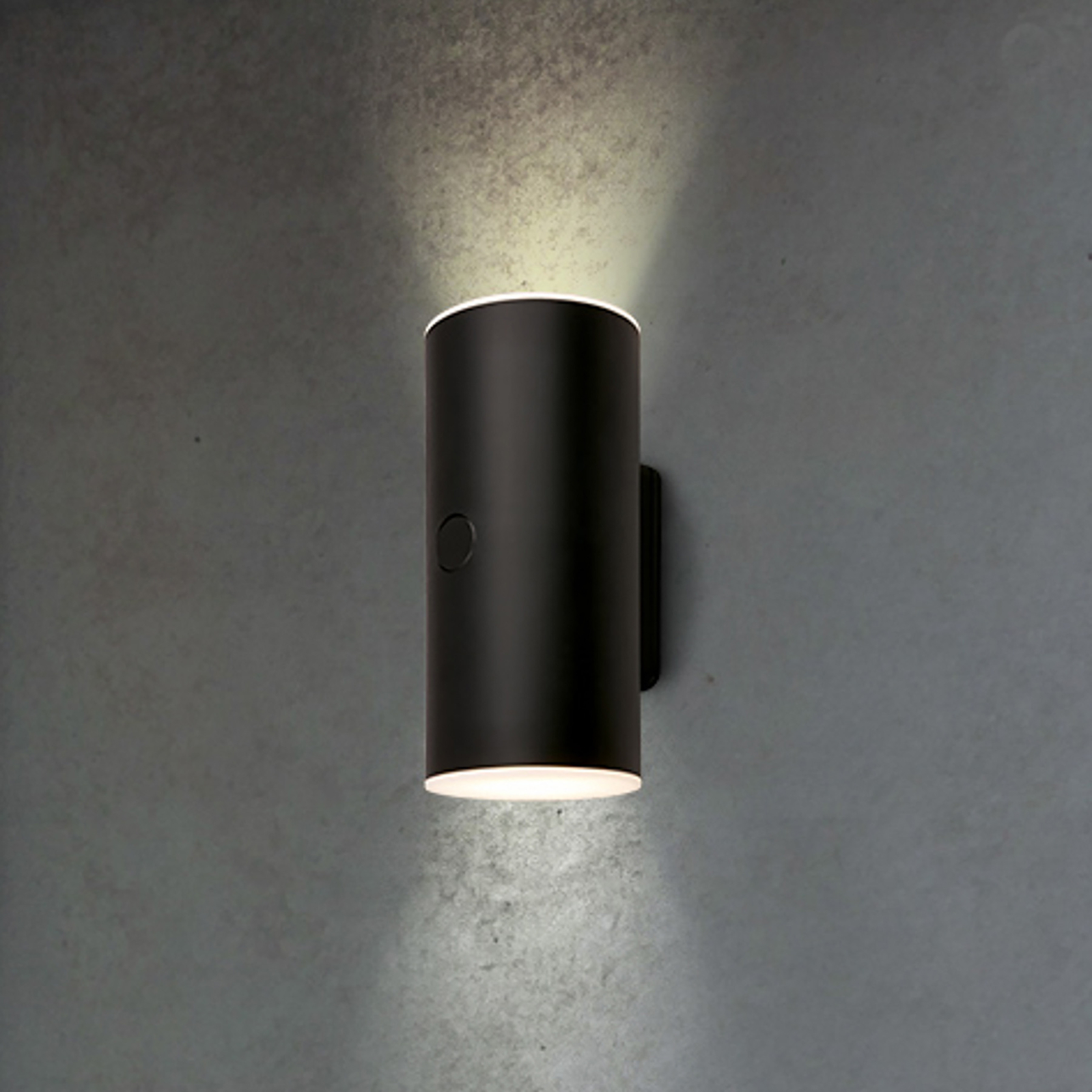 LED outdoor wall lamp 3786015, black Touch dimmer up/down