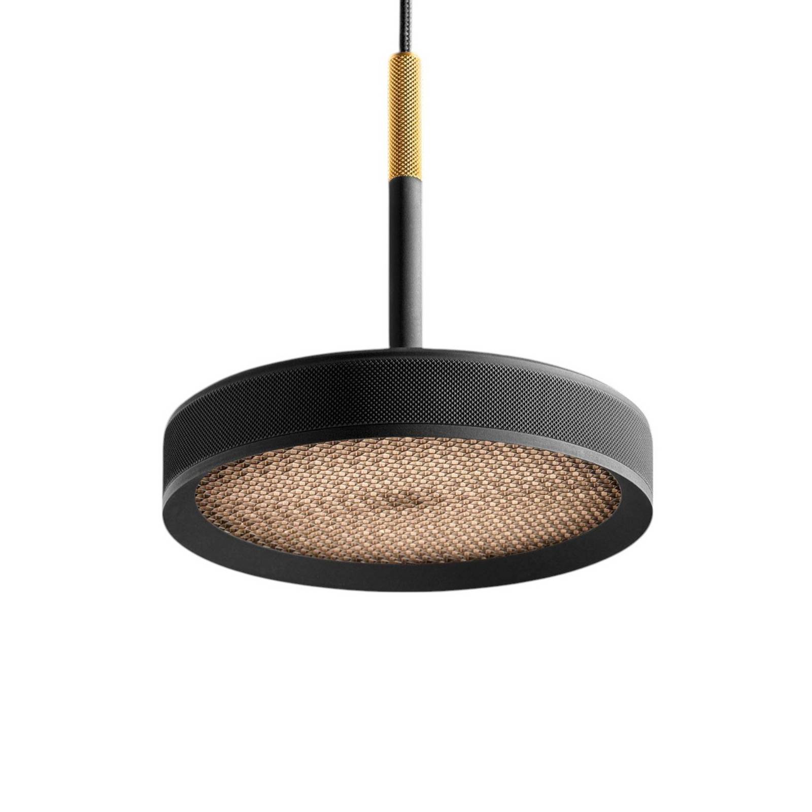 OLEV LED-Hängelampe OVERFLY, schwarz Ø 15 cm, Metall 927 dim