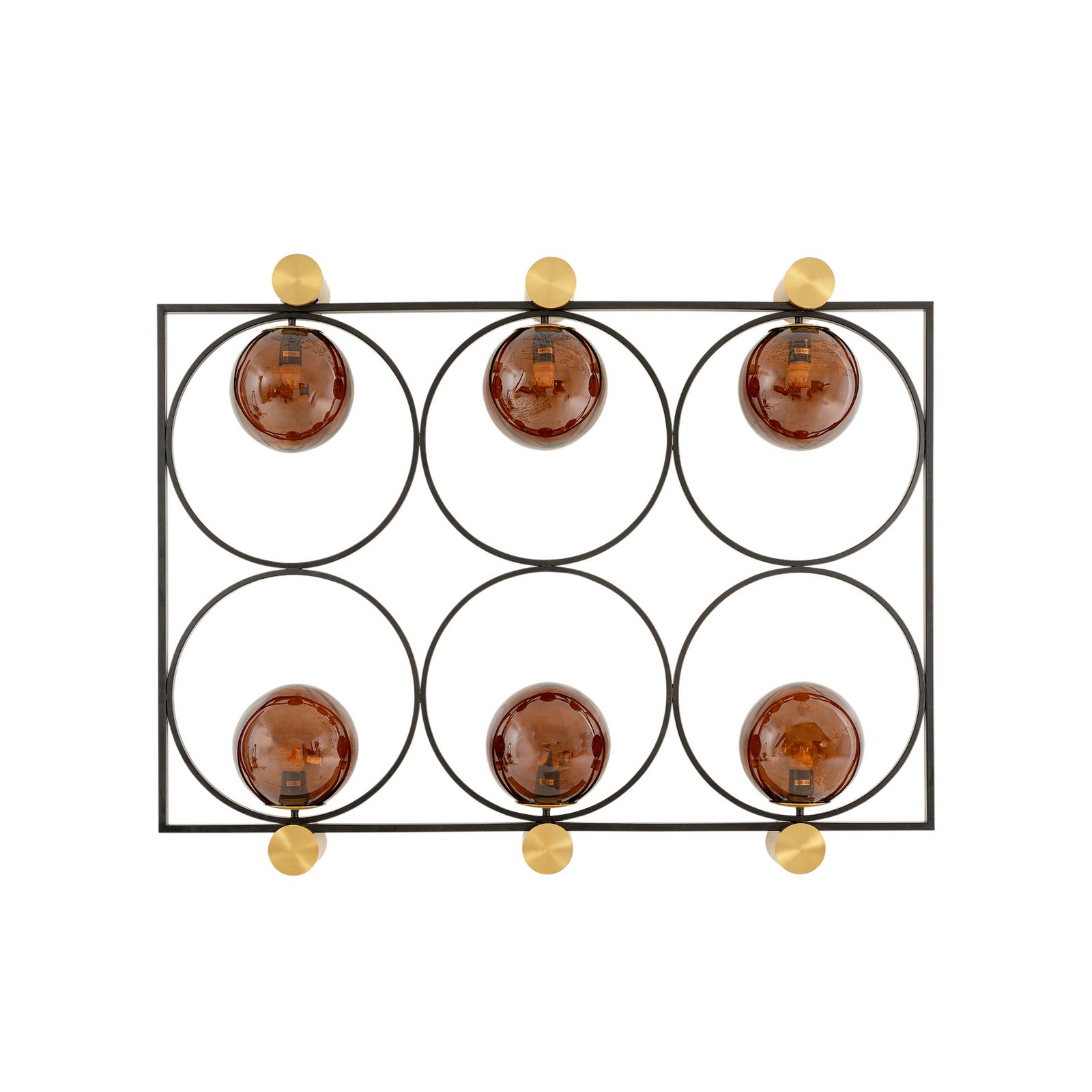 KARE Balance Circle wall light, plug, 122 cm, E27