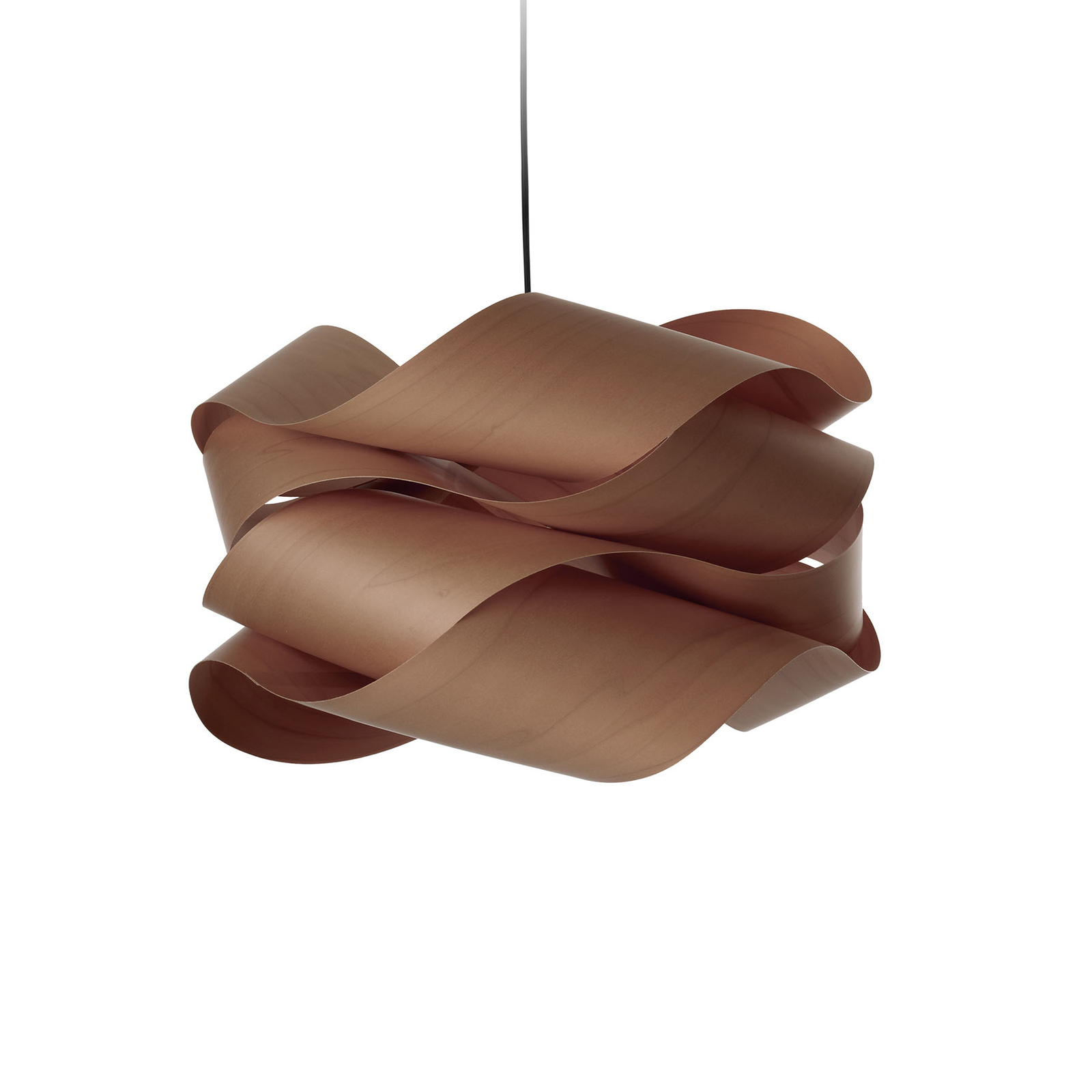 LZF Link Pendel aus Holzfurnier, Kabel schwarz