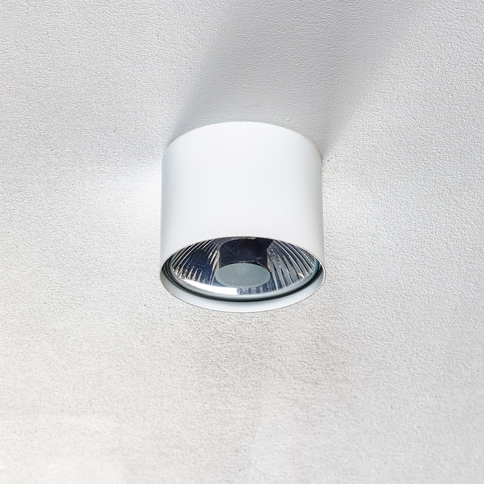 Bot ceiling spotlight, white, one-bulb