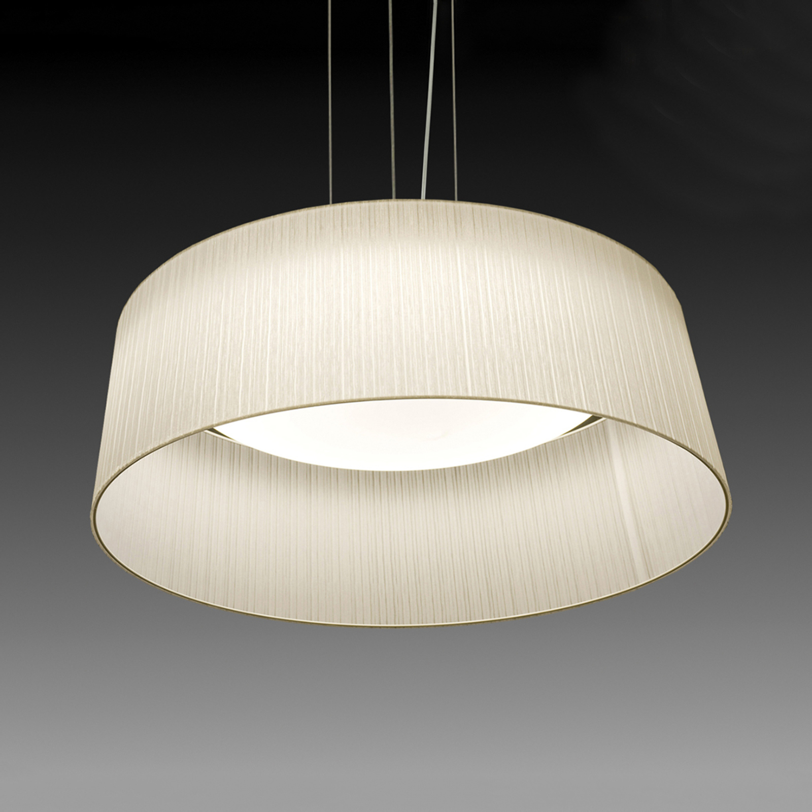 Pamalux Hanging light Ganzo D 45cm, H 20cm, S 140cm, for Bedroom, metal, plastic, G10q, 32 W, energy efficiency: A++, H: 20 cm