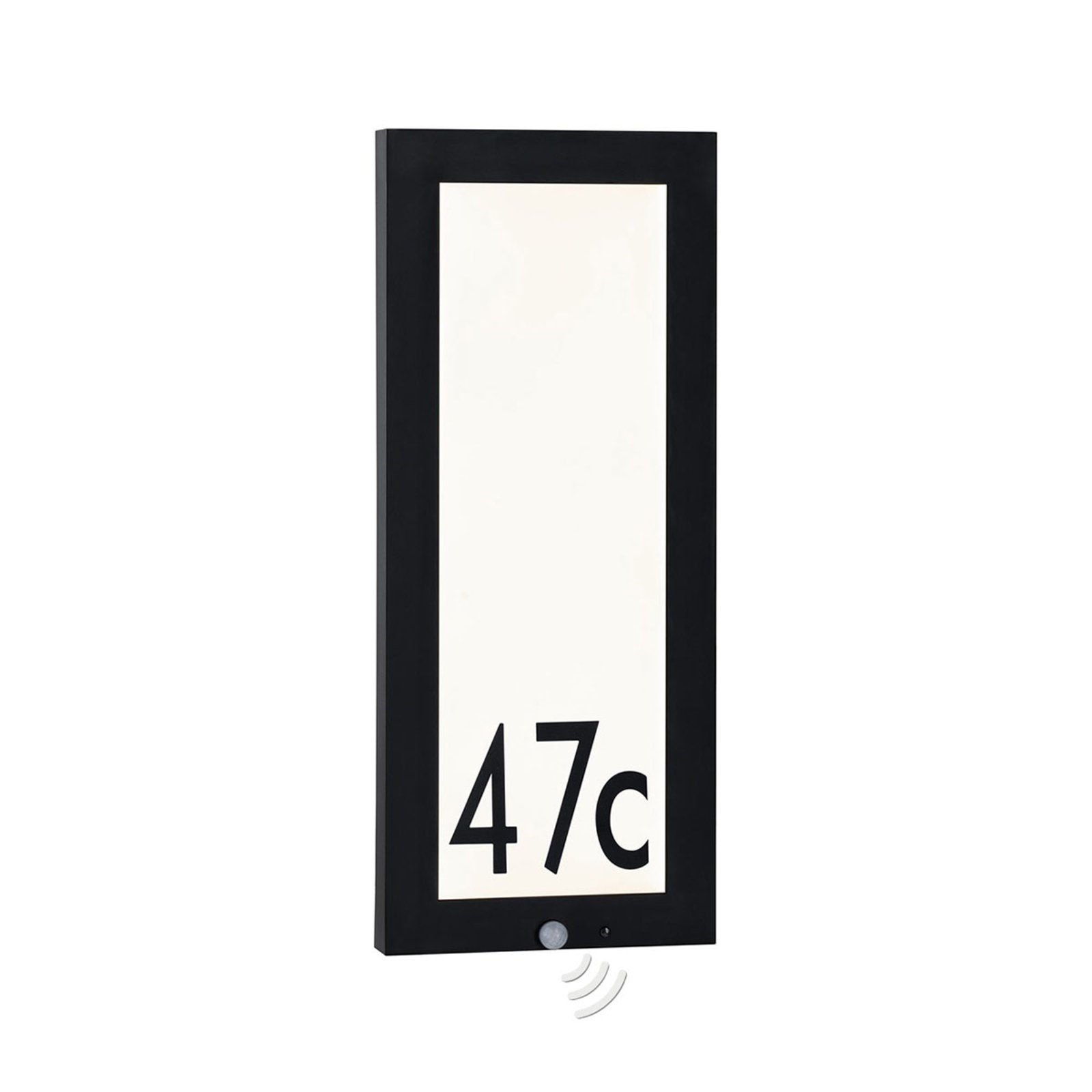 Paulmann Panel outdoor wall lamp, sensor 25x60 cm, aluminium, 10 W, energy efficiency: A+, W: 25 cm, H: 60 cm