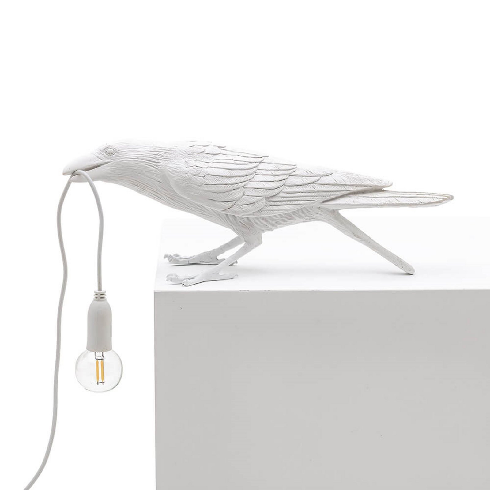 Bird Lamp Playing Lampă de Masă White - Seletti