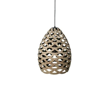 Tui Pendant Ø50 Black 1 Site - David Trubridge