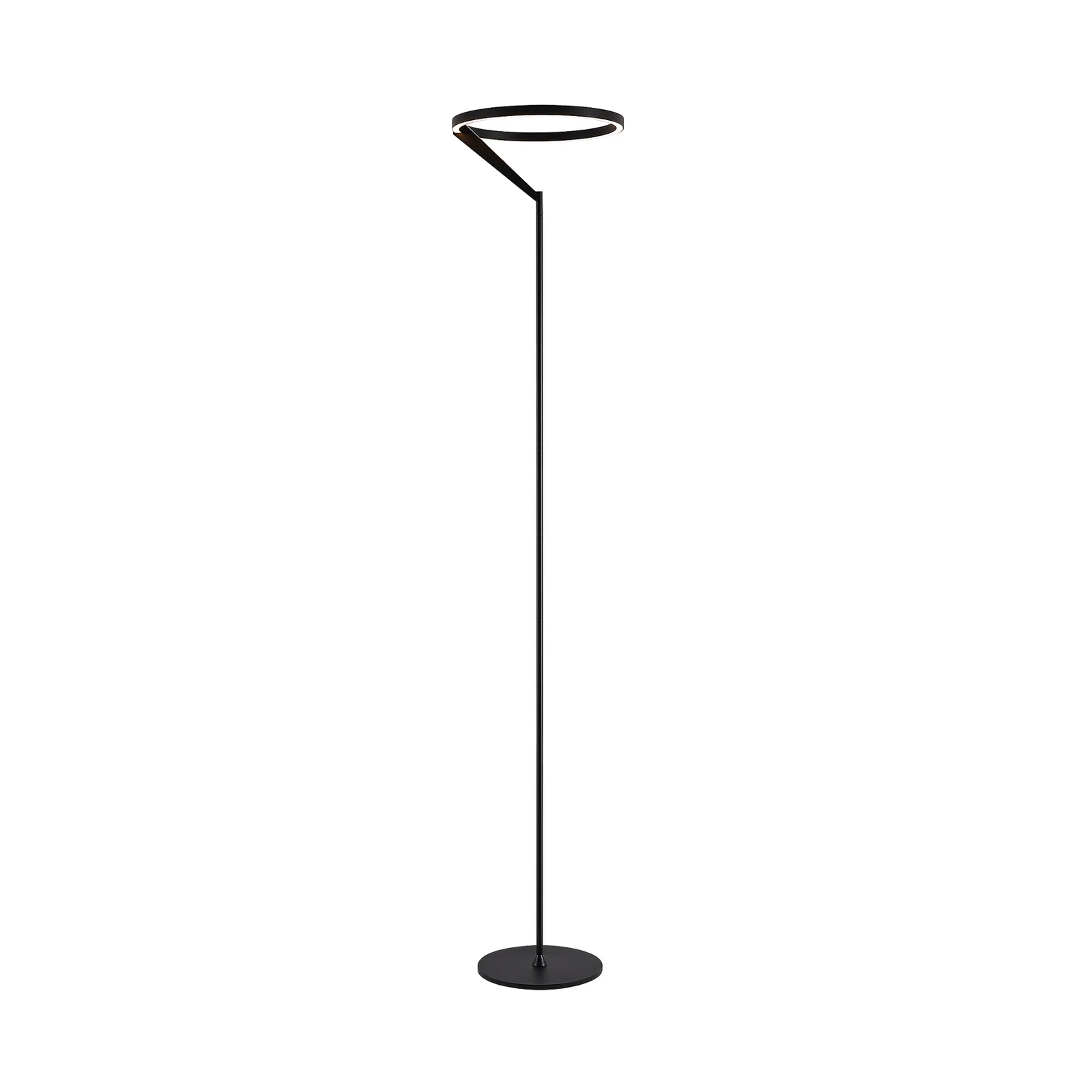 Molto Luce LED podna lampa Melli F, crna, aluminij, visina 168 cm