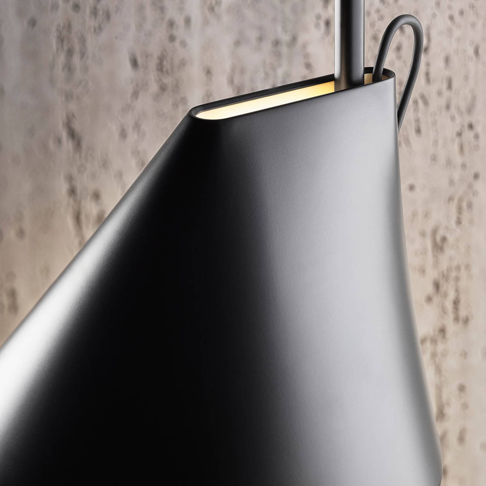 Louis Poulsen Yuh, lampa stołowa LED, czarna