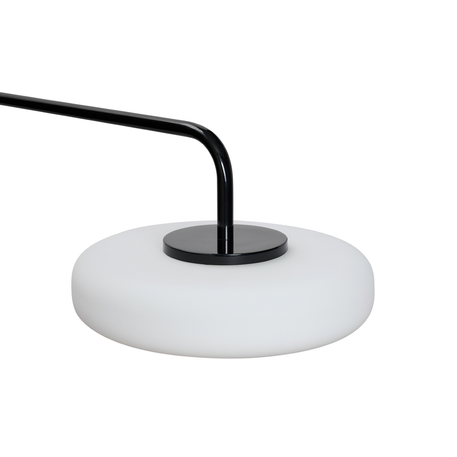 LED-Wandlampe Sway, schwarz, Ausladung 120 cm, Metall