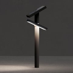 KLEWE LED päikeselamp HELIOSTEPPER, antratsiit, maanduspiik, IP65
