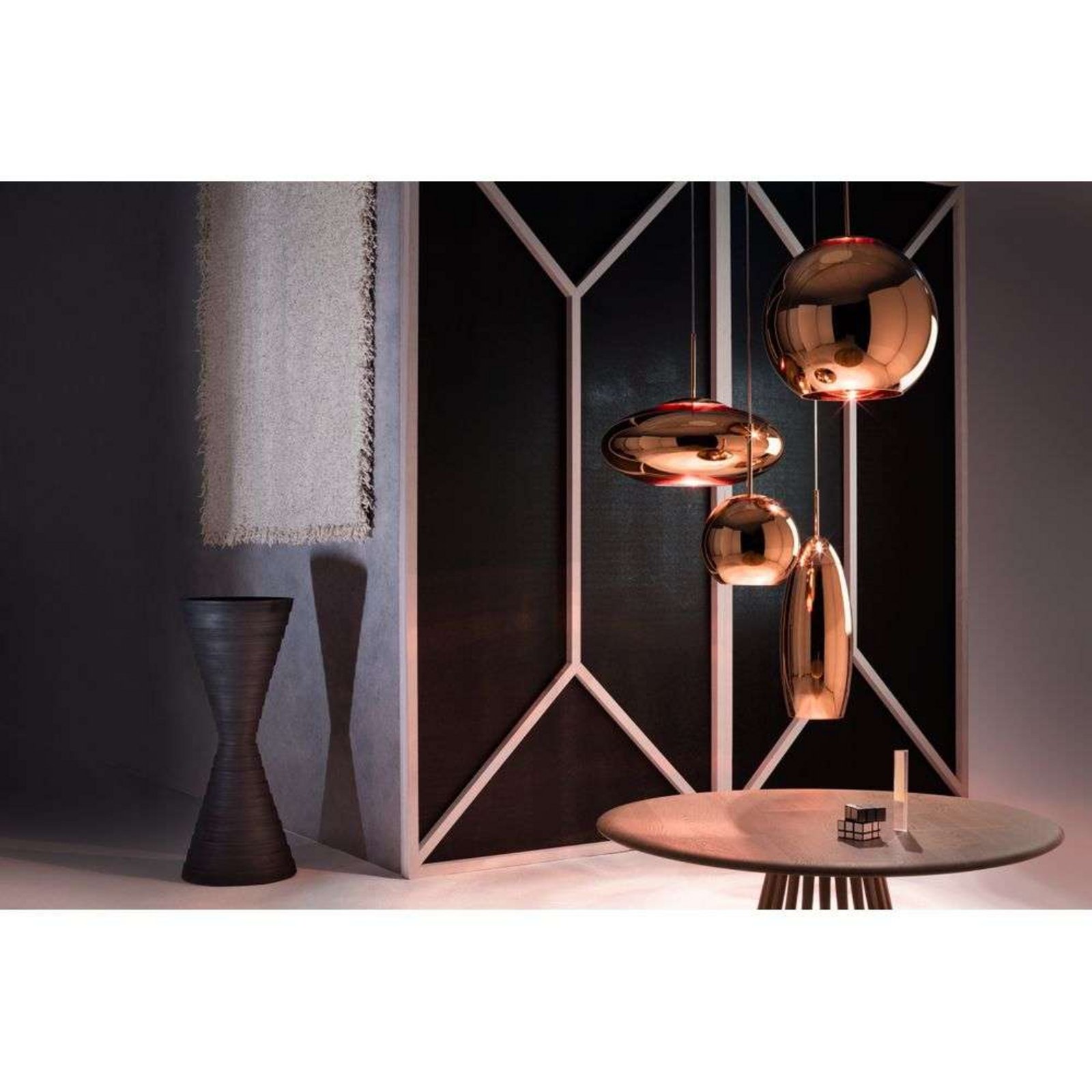 Copper Wide LED Lustră Pendul Ø50 Copper - Tom Dixon