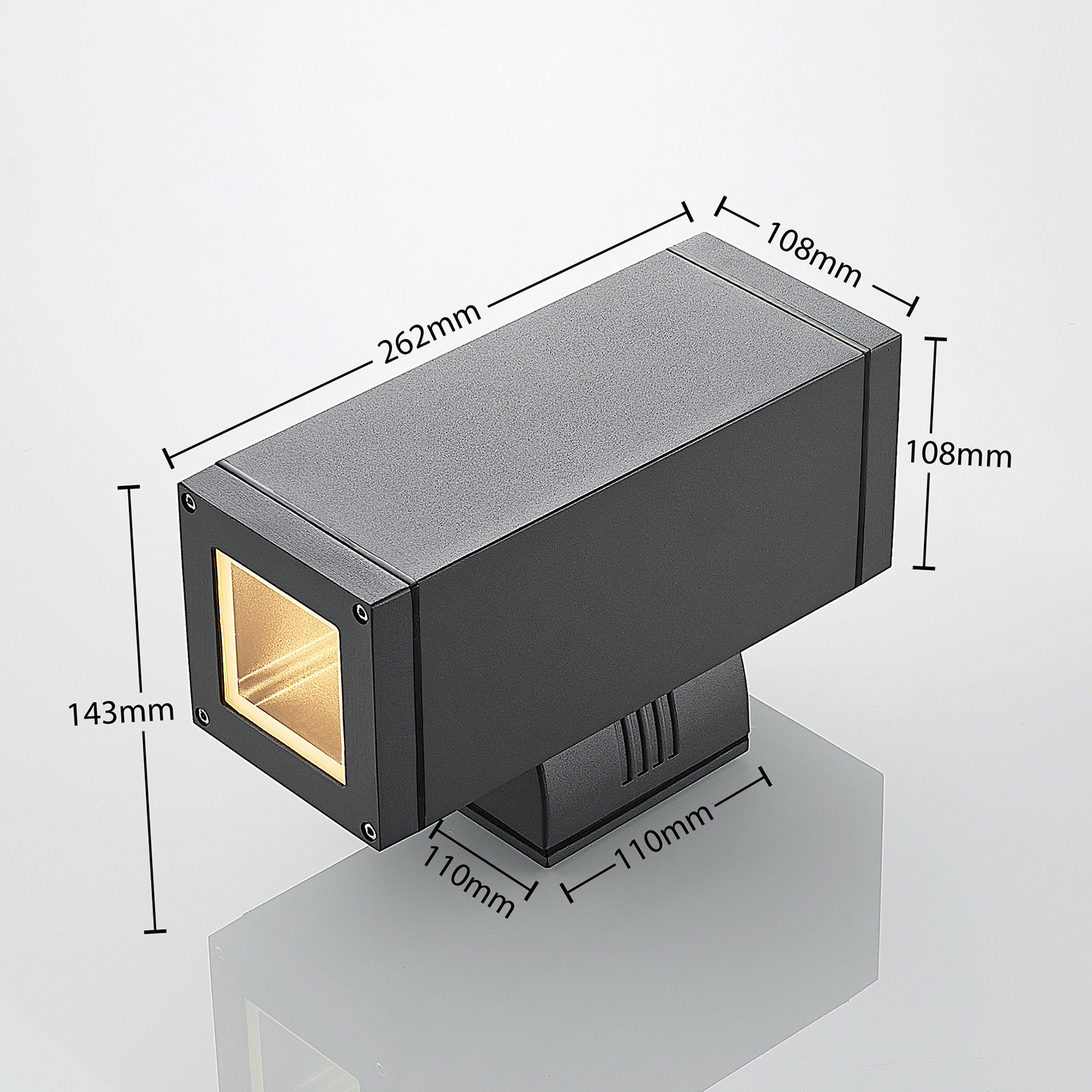 Stani OutdoorWall Lamp Dark Grey - Lucande
