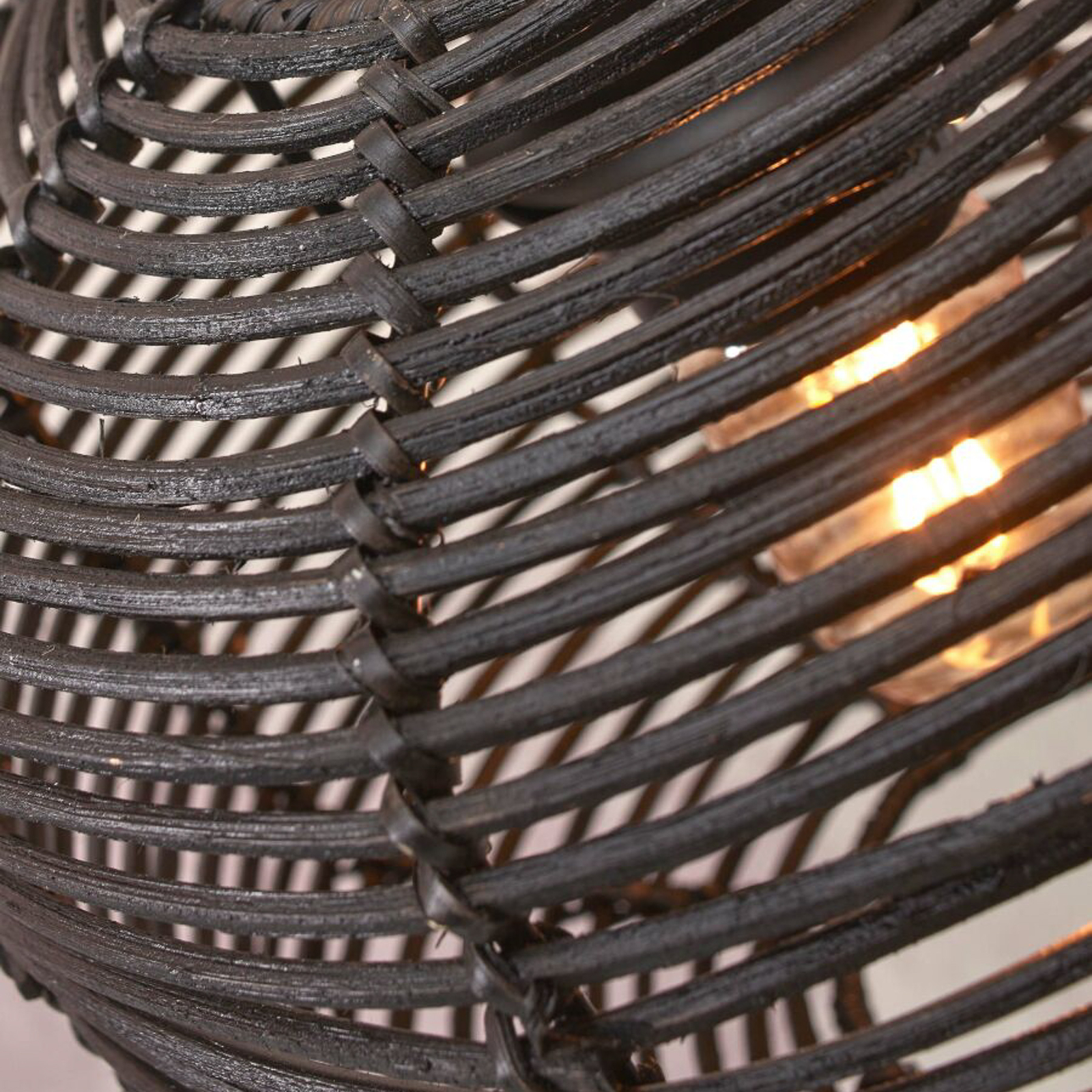 GOOD & MOJO Tanami stropna svjetiljka, 25x20cm, crna