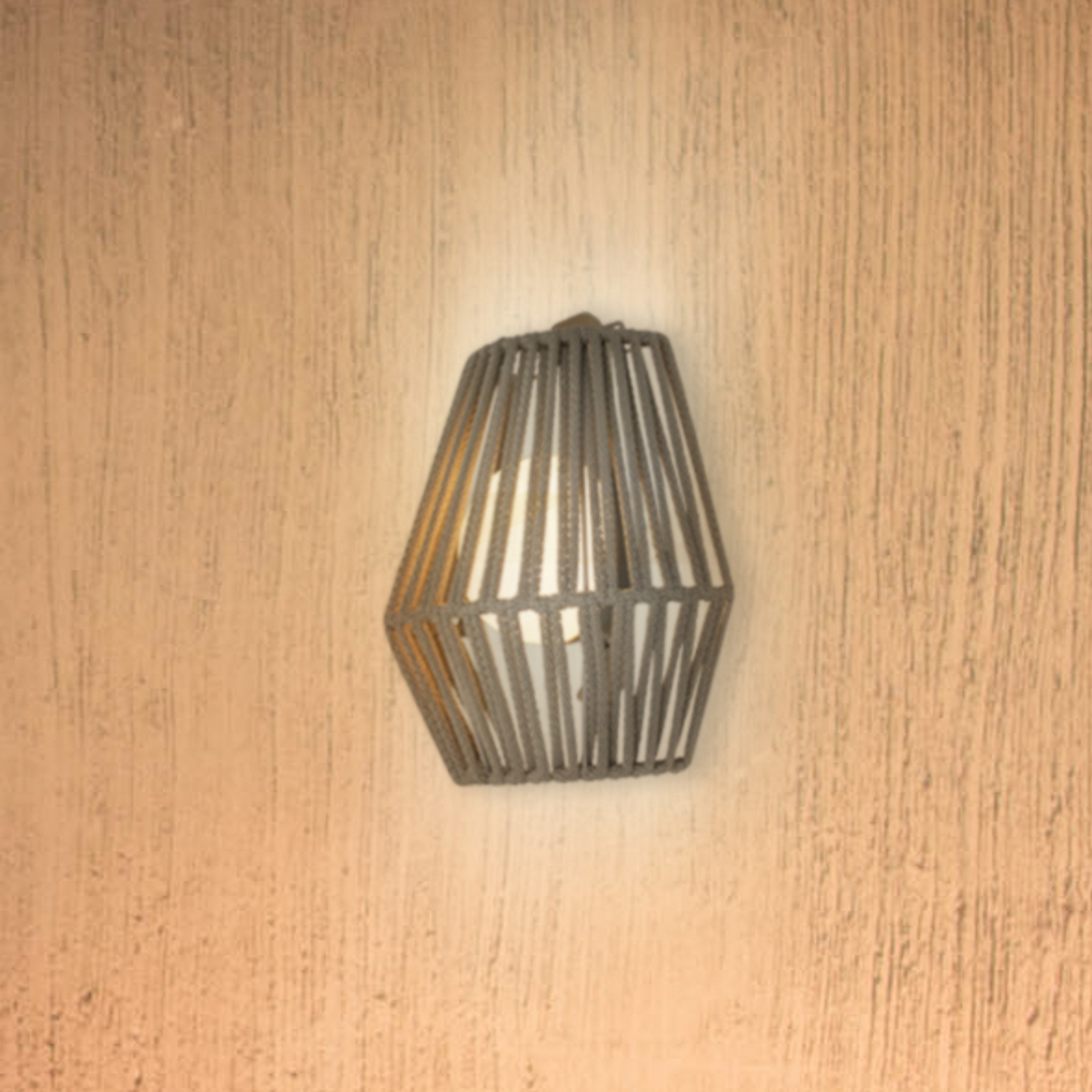 Newgarden Conta LED-Akku-Außen-Wandleuchte, taupe