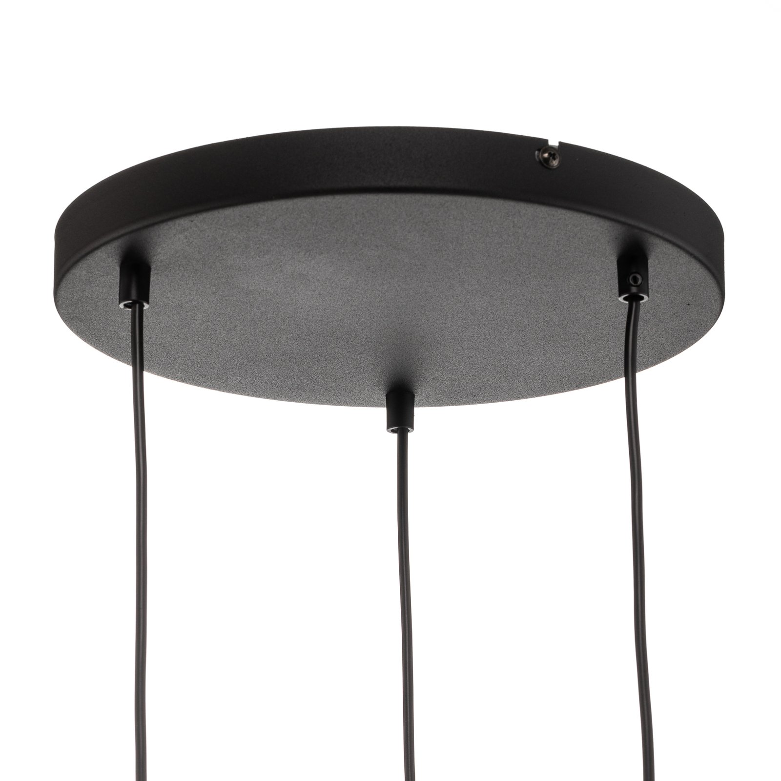 Cubus Hängeleuchte Ø 50 cm 3-flammig klar/honig braun Glas
