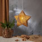 Rappe decorative star, paper strings, hanging