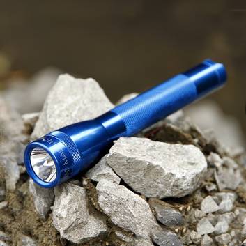 Praktisk lommelykt Mini Maglite 2AA-Cell, blå