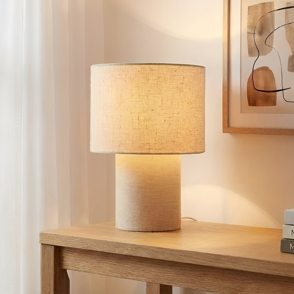 Lindby Elfie bordslampa, beige från Lindby