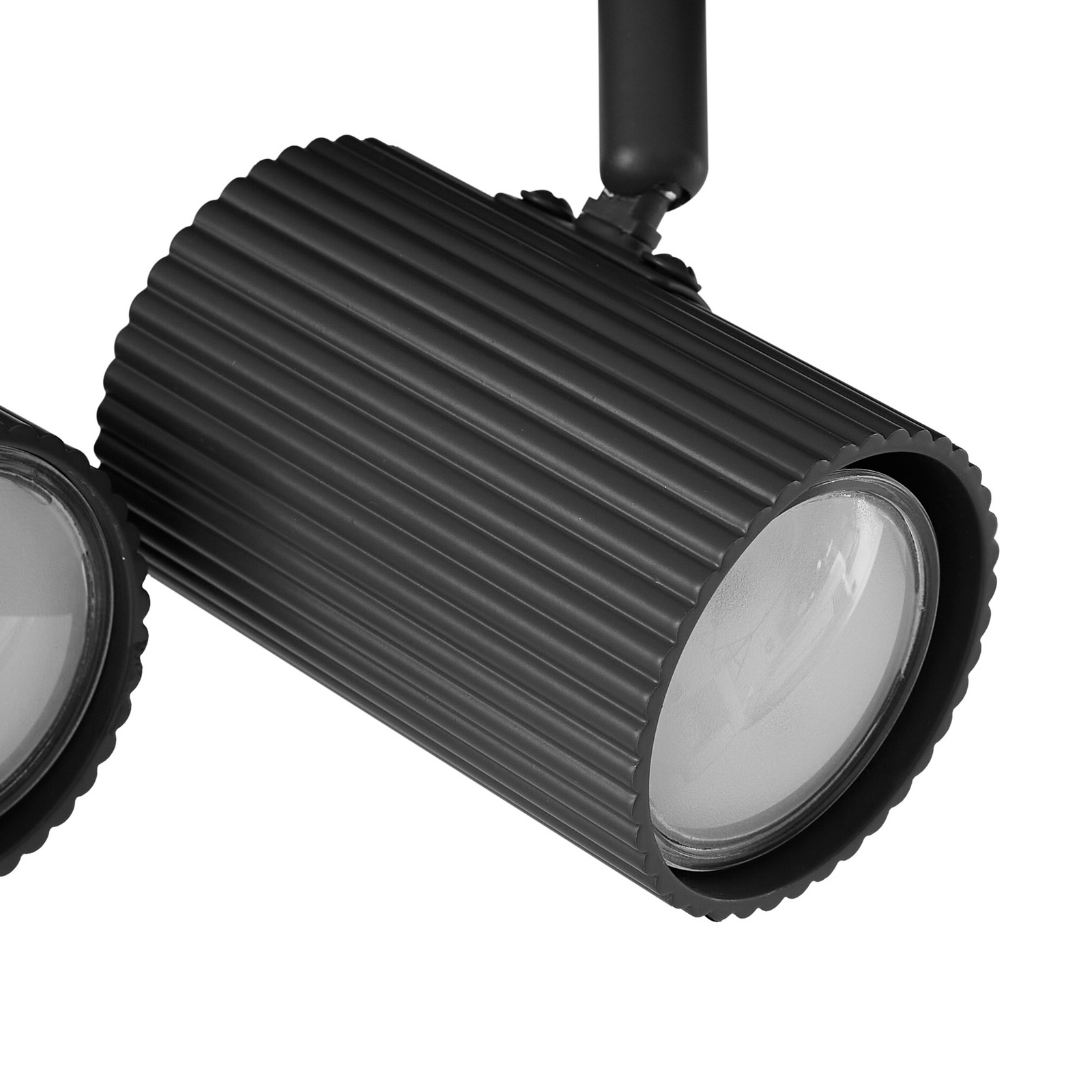 Lindby wandlamp Kardis, donkergrijs, 6-lamps, metaal, GU10