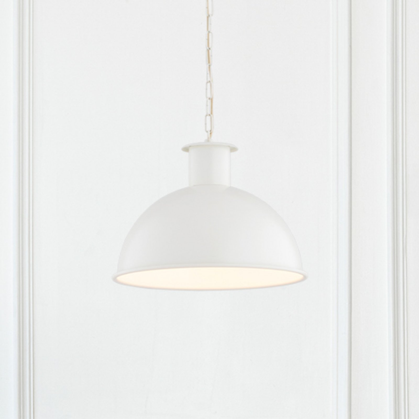 Hængelampe Emoti, beige, 1 lyskilde, Ø 38 cm