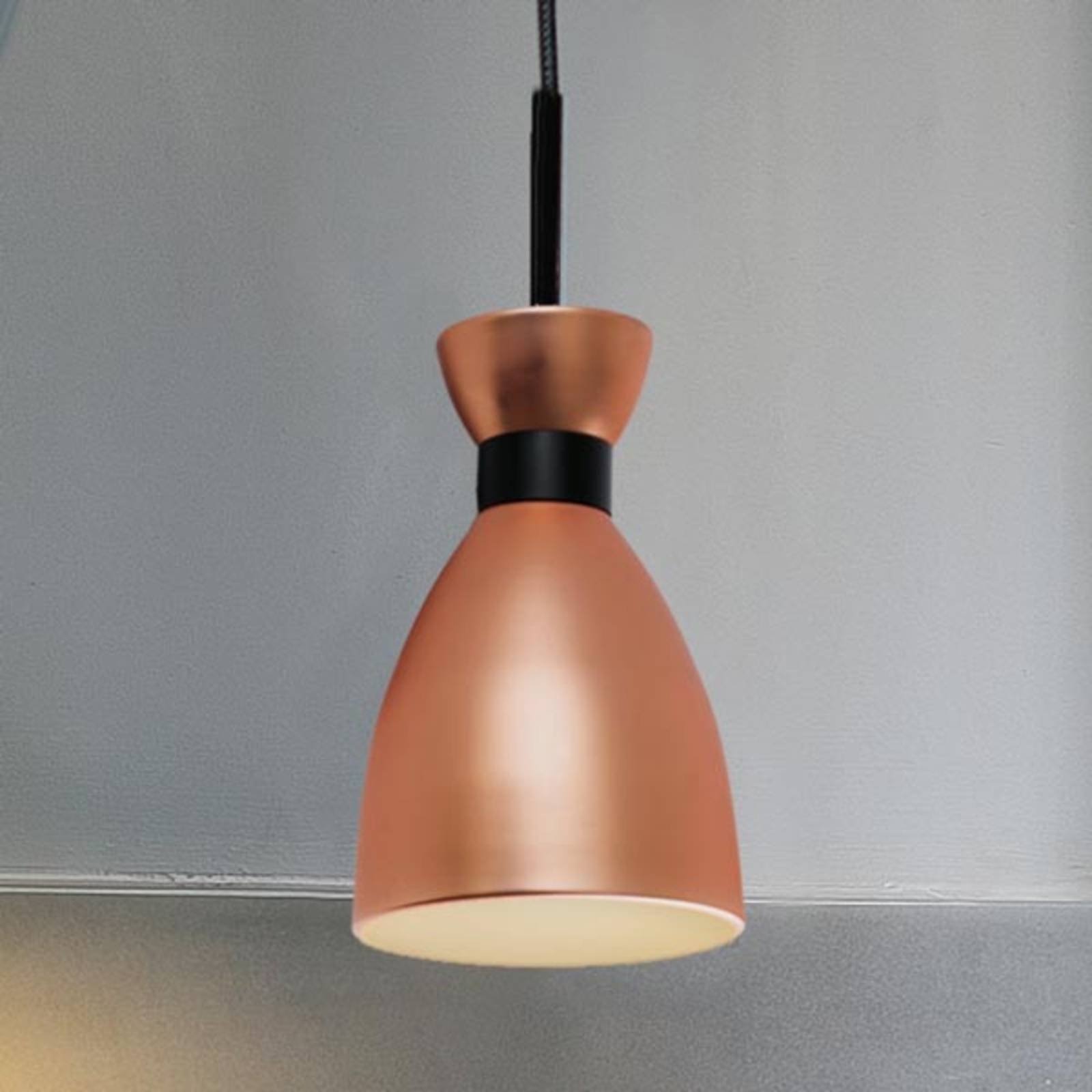 Photos - Chandelier / Lamp FARO BARCELONA Stylish Retro pendant light with copper finish 
