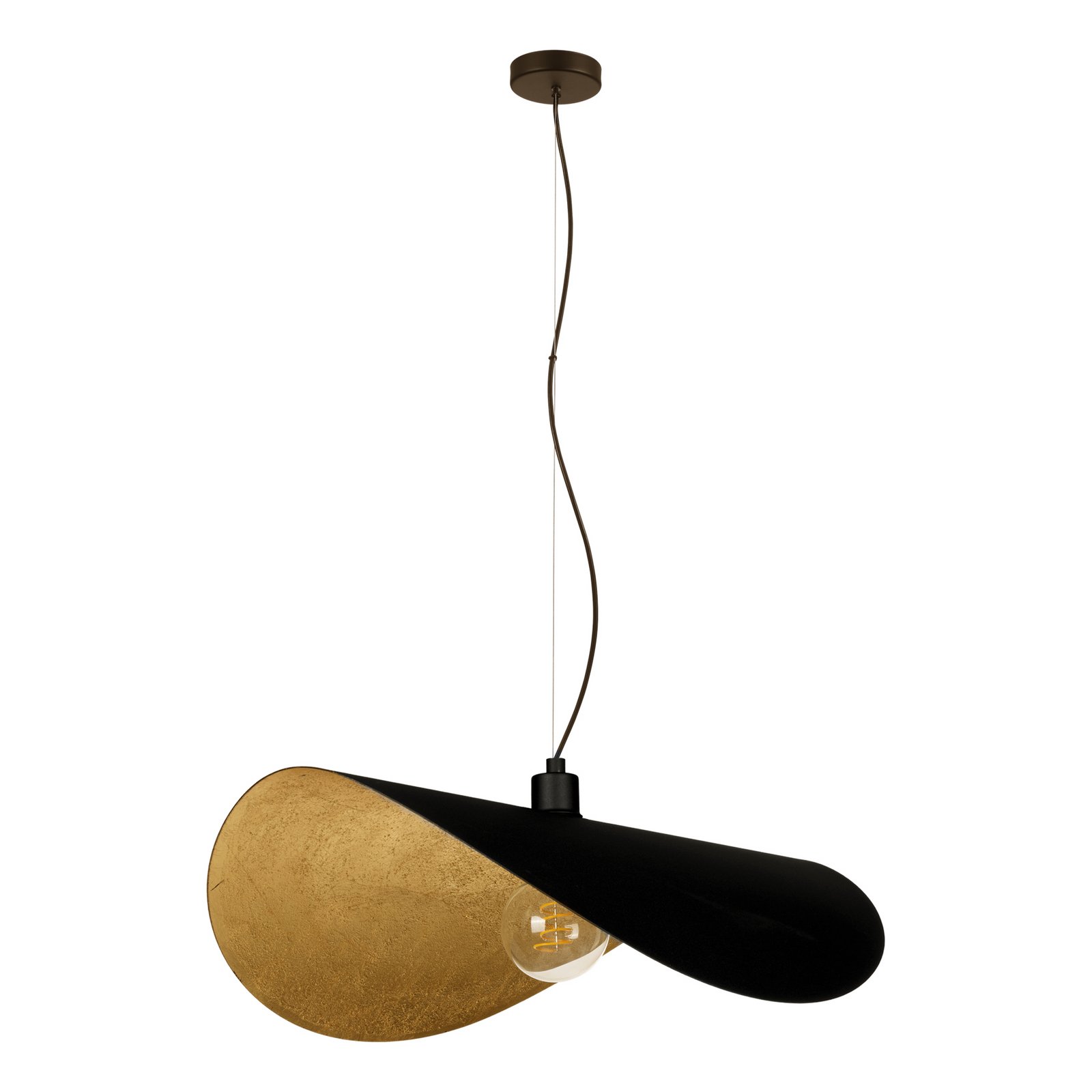 EGLO Stars Of Light Κρεμαστό φωτιστικό Saceda L. 80cm μαύρο/χρυσό