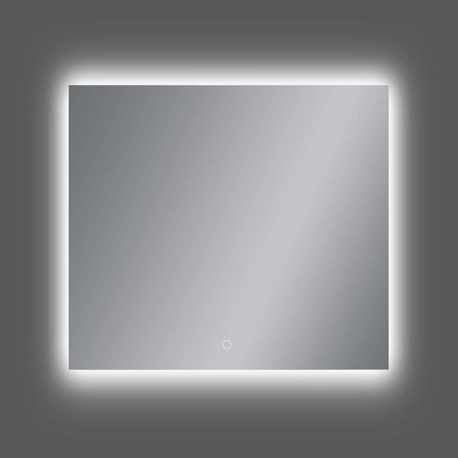 ACB ILUMINACIÓN Estela LED wall mirror, 75 x 80 cm, 3,000 K, for Bathroom, metal, glass, 40 W, energy efficiency: A+, W: 80 cm, H: 75 cm