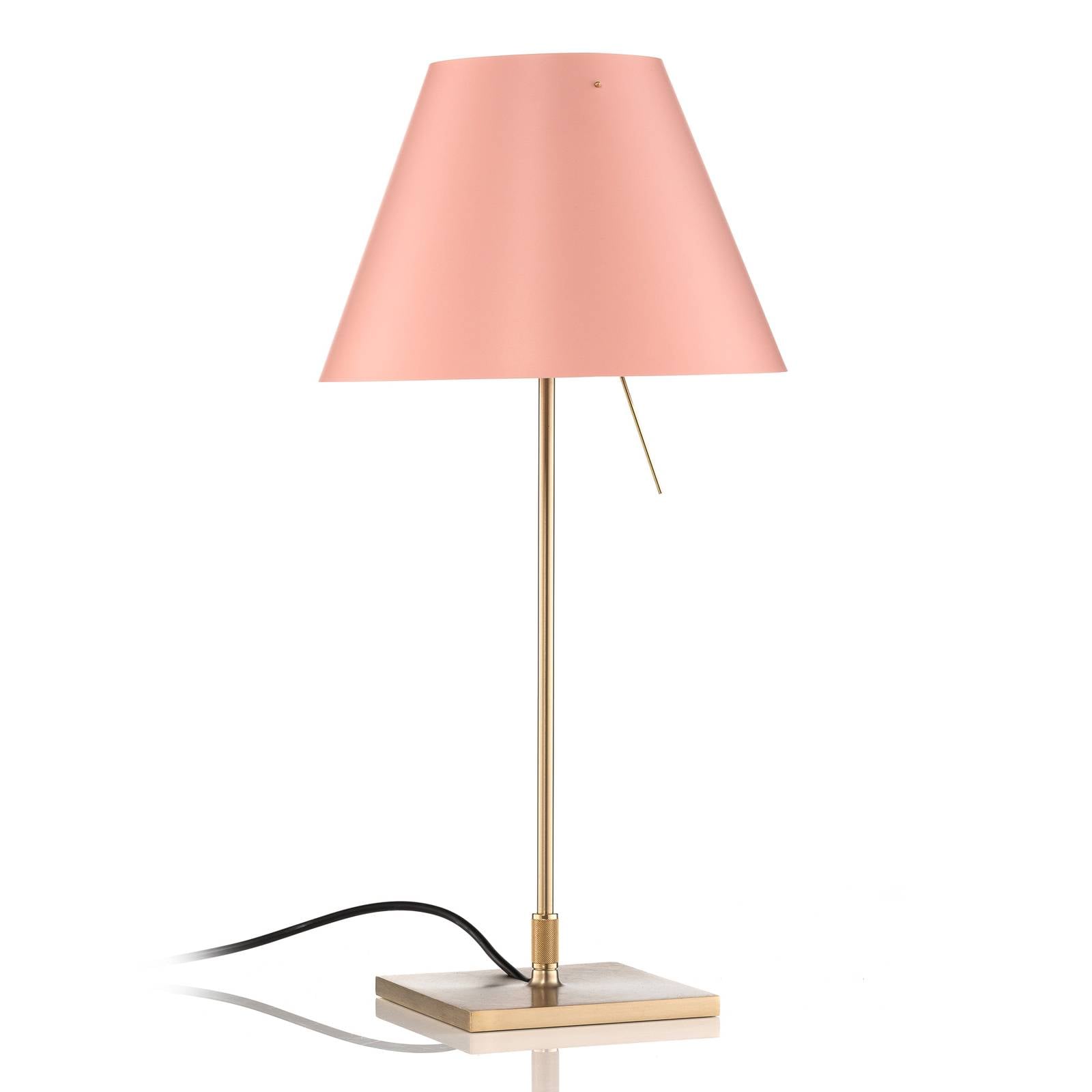 Luceplan Costanzina Tischlampe messing rosa