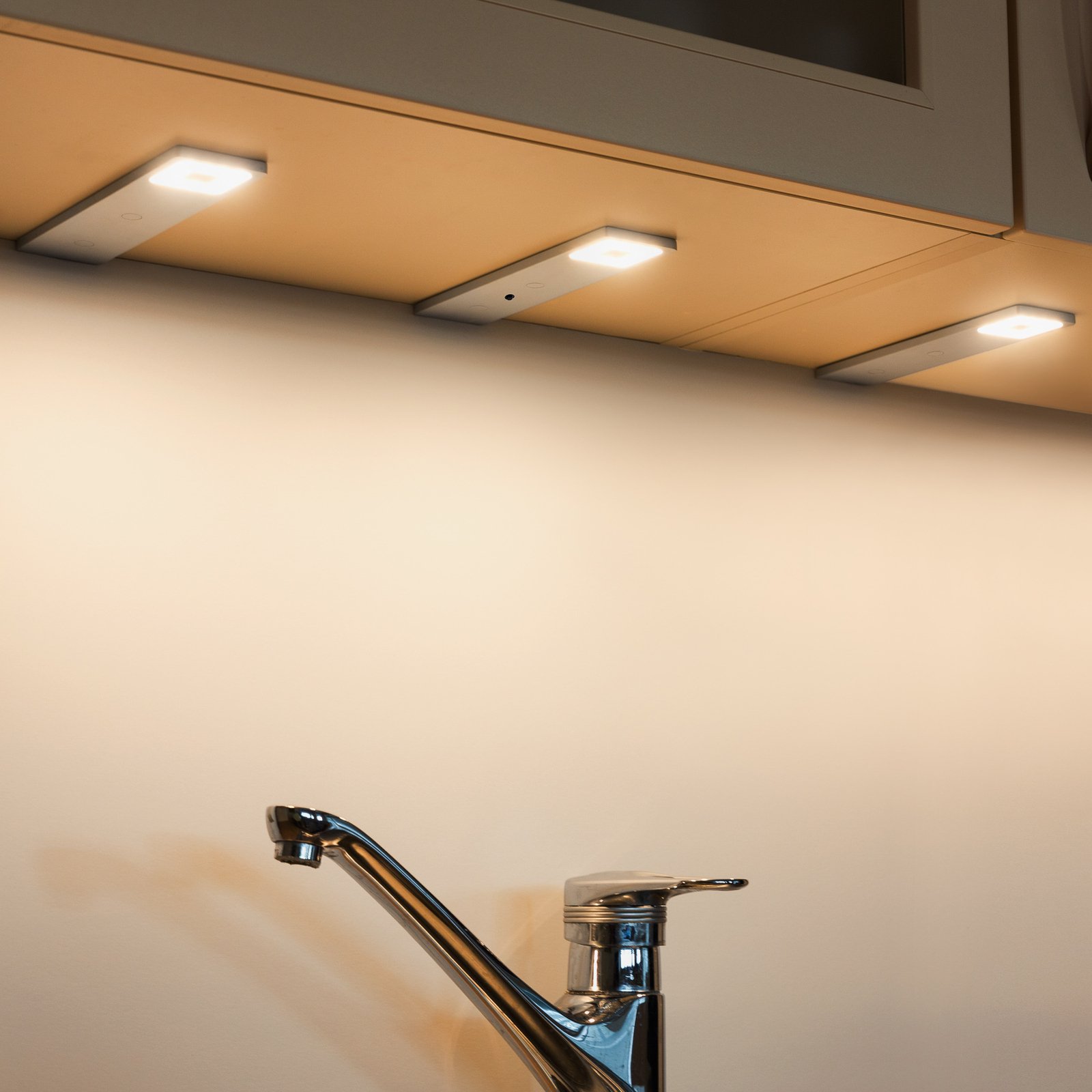 Lampe LED pour meubles Imola, lot de 3