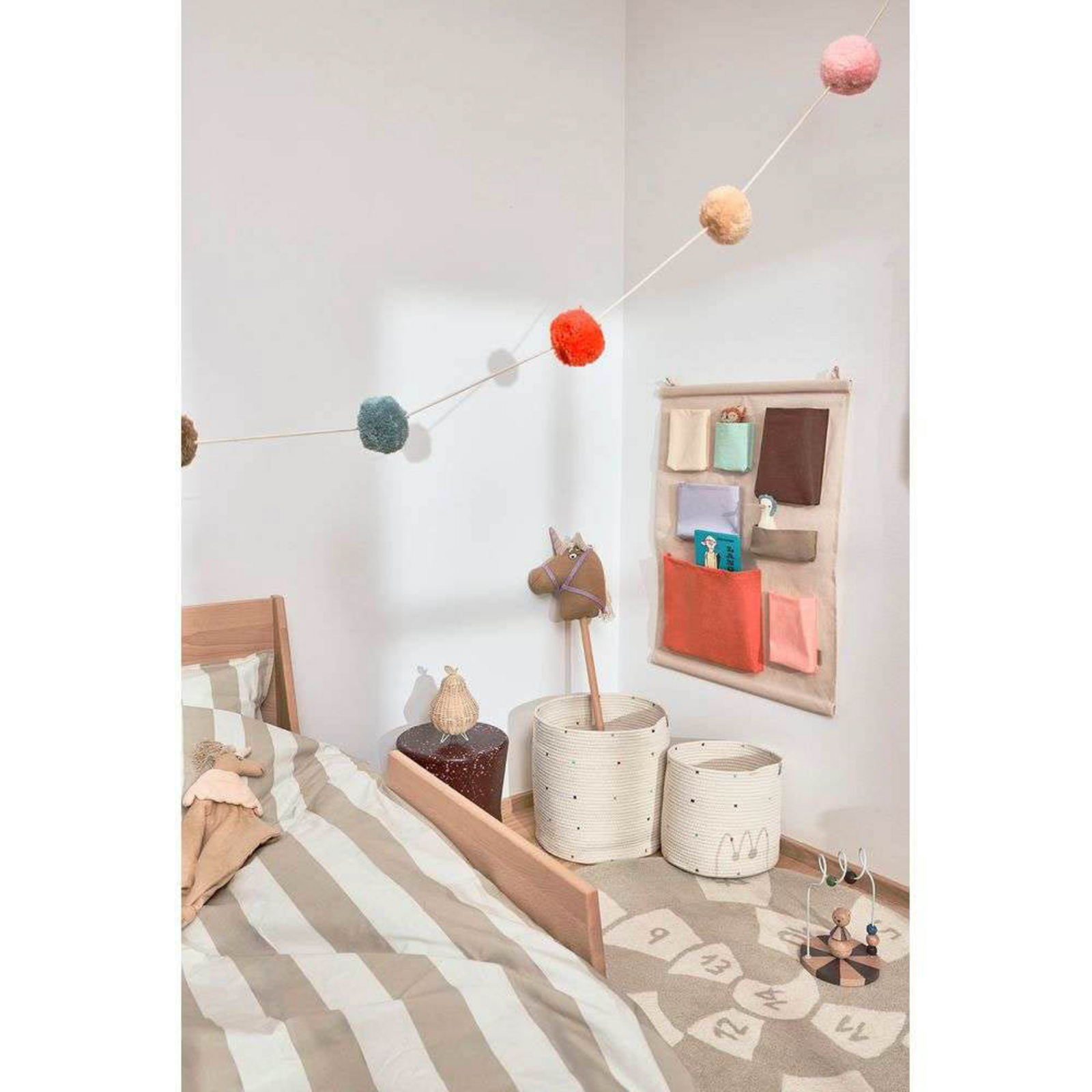 Konfetti Korb Set of 2 Mellow - OYOY Living Design
