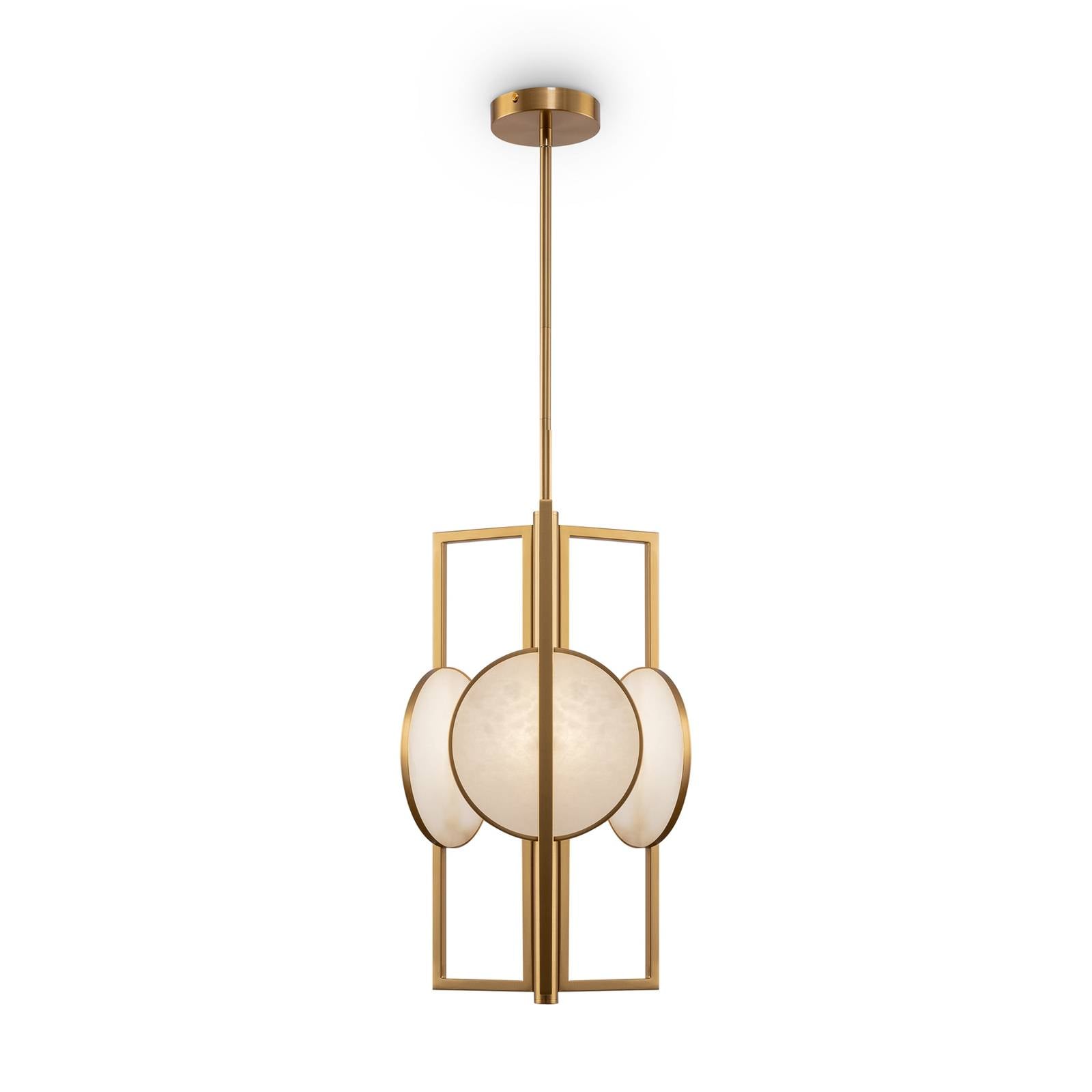 Maytoni Marmo hänglampa i guld, 3 lampor